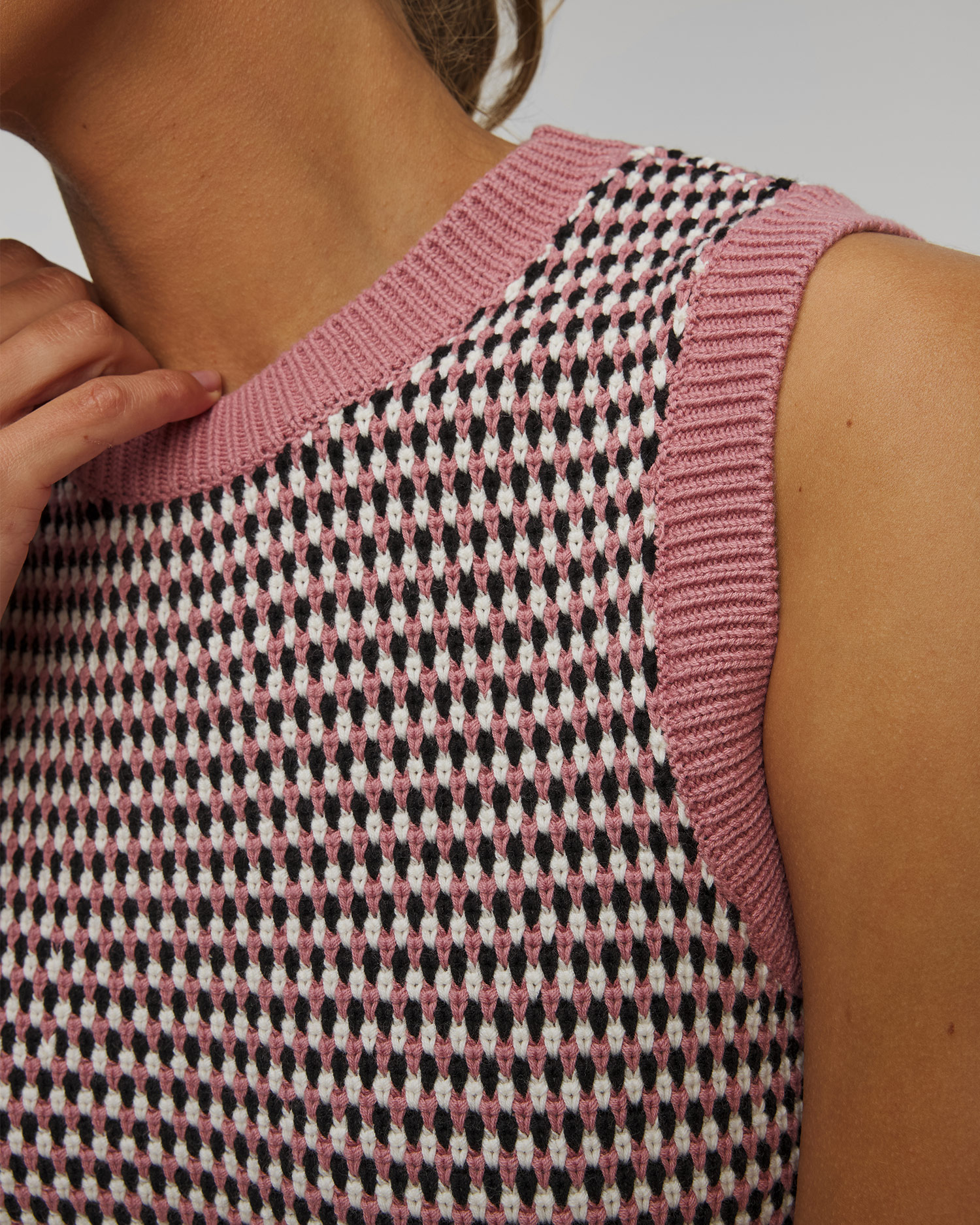 Varley Knowles Textured Knit Vest Strickweste für Damen
