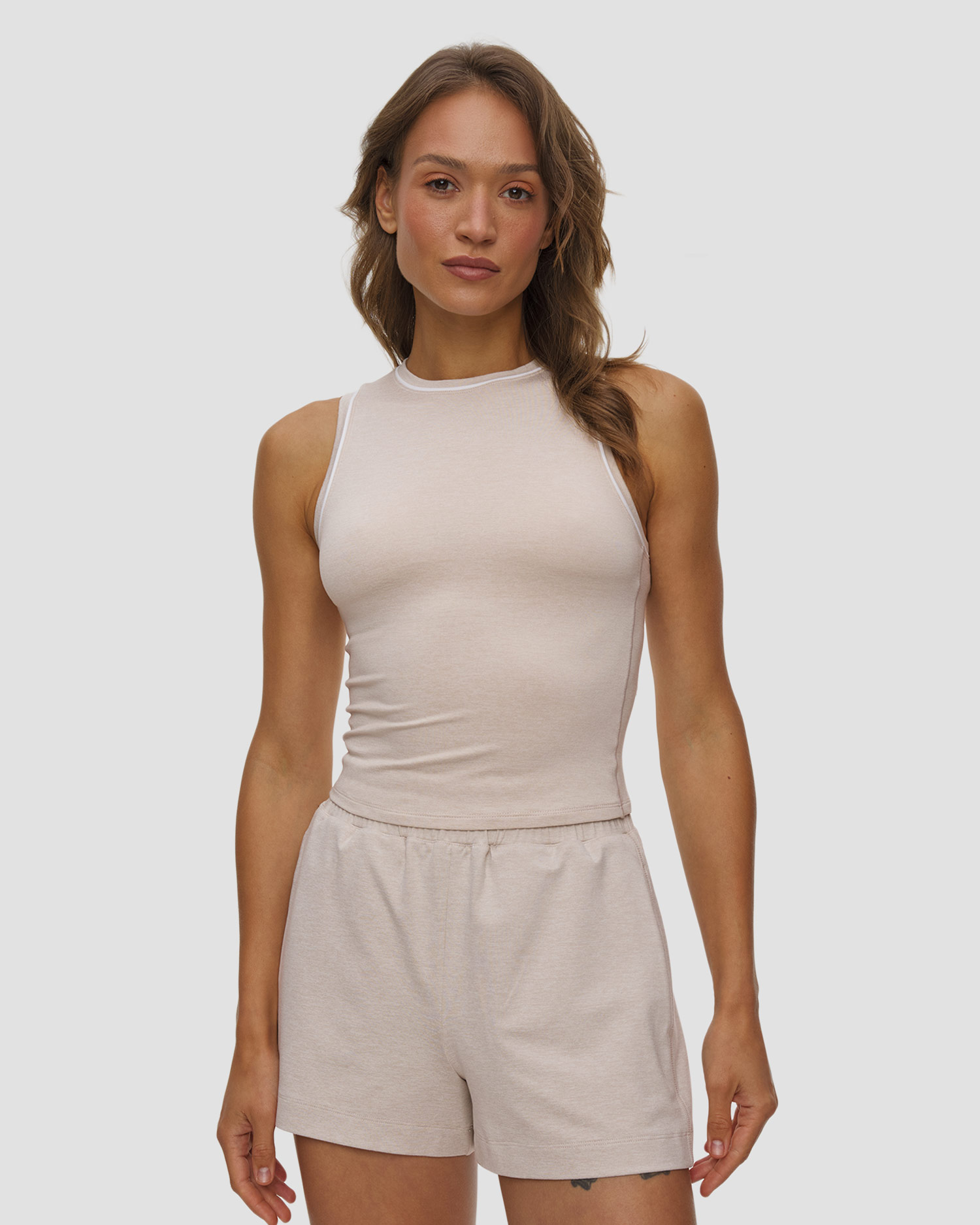 Top da donna Varley Lettie Tank, Colore/Disegno: Beżowy