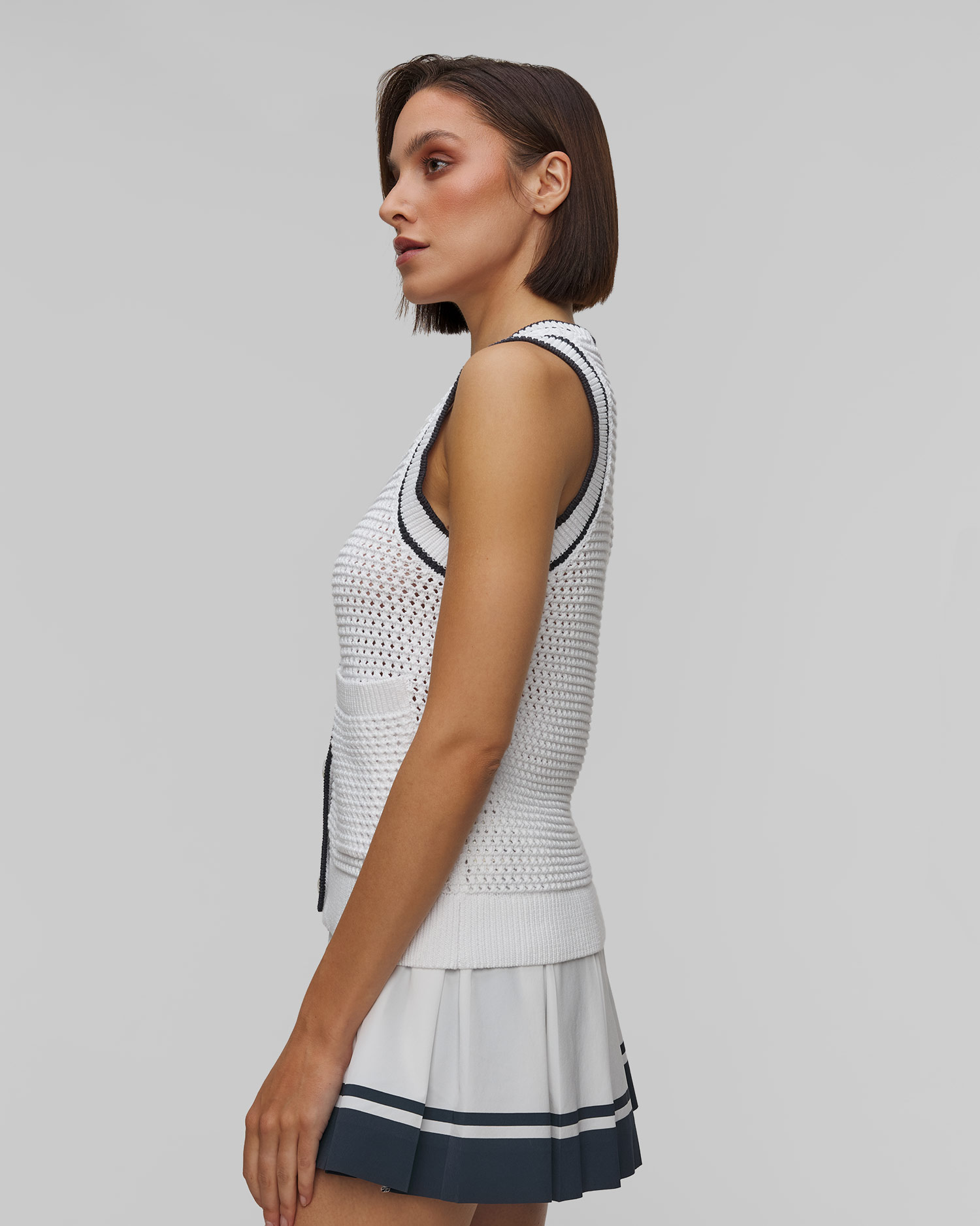 Vestă tricotată pentru femei Varley Leilani V-Neck Tank