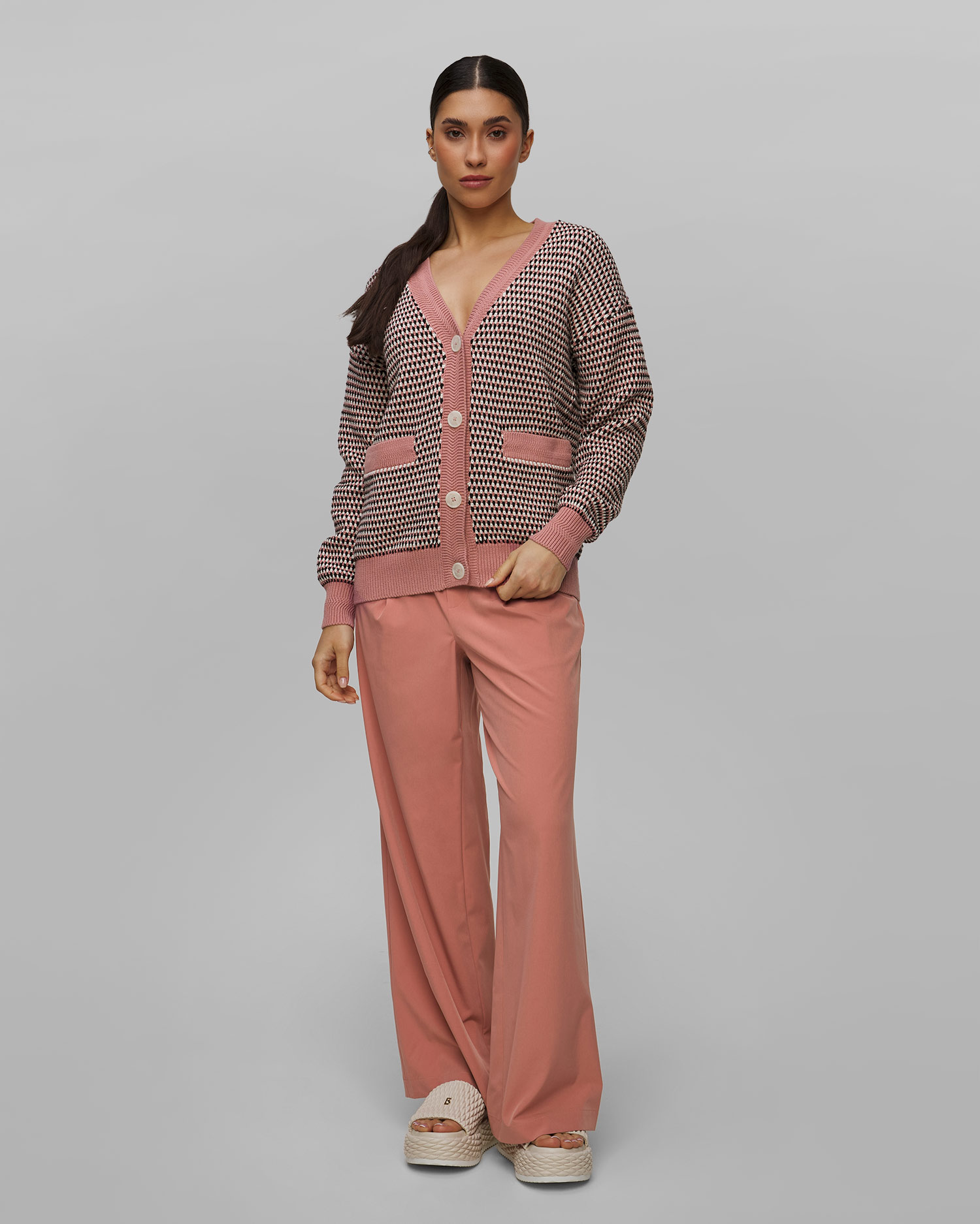 Kardigan damski Varley Tiffany Textured Knit Cardigan