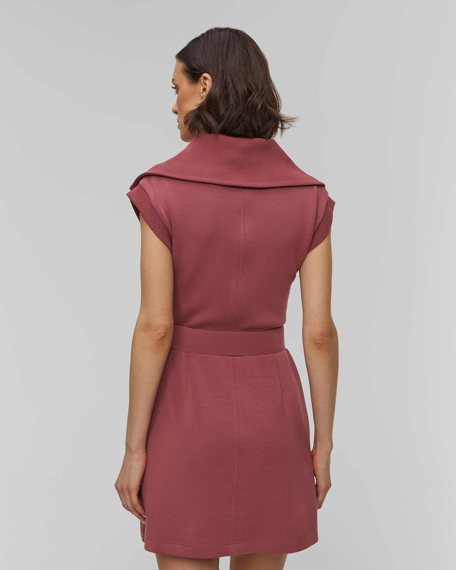 Sukienka z wiskozy damska Varley Rebecca Zip Through Dress