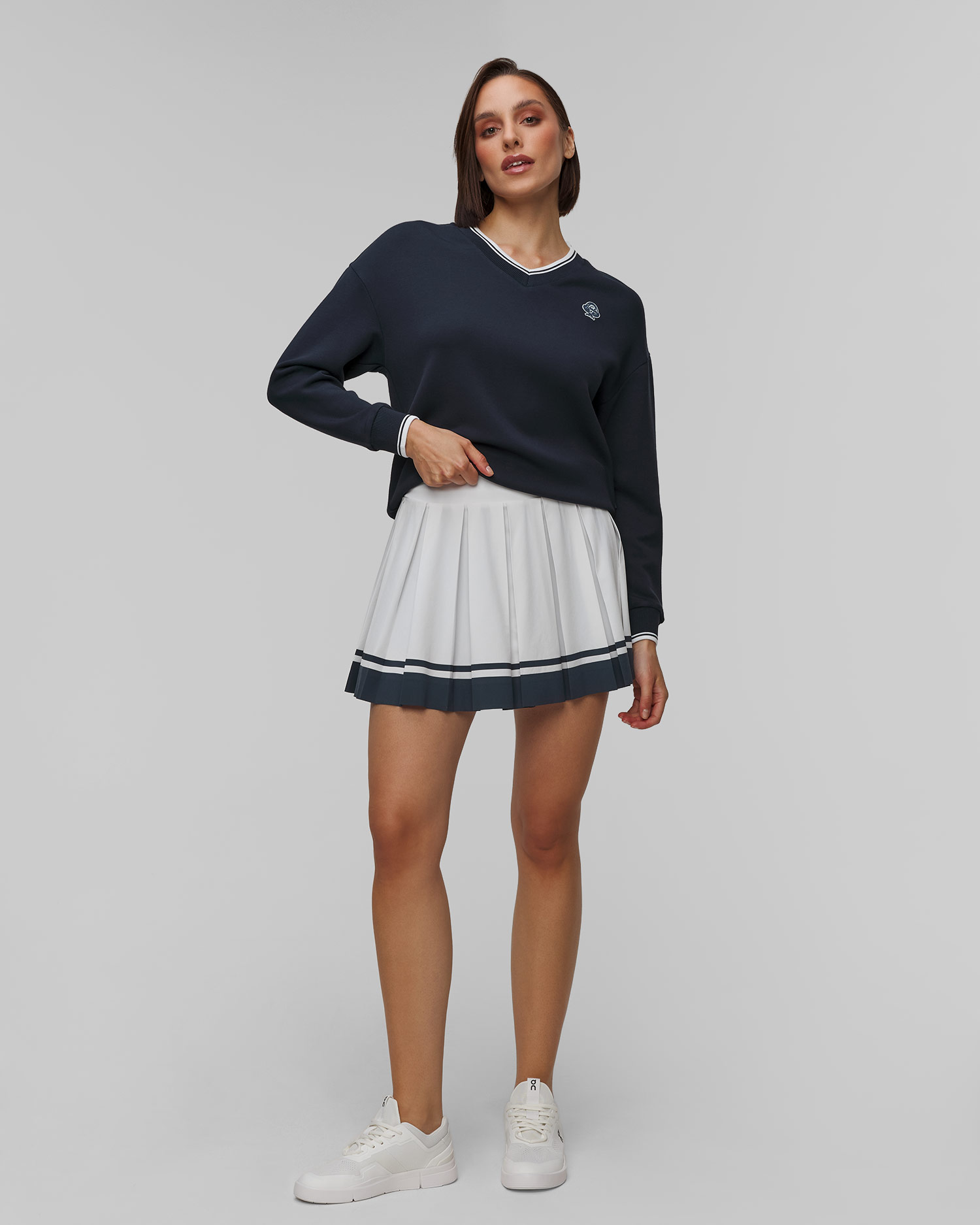 Skort damski Varley Mariam 2 in 1 Skirt 14.5, Kolor/Wzór: Biały