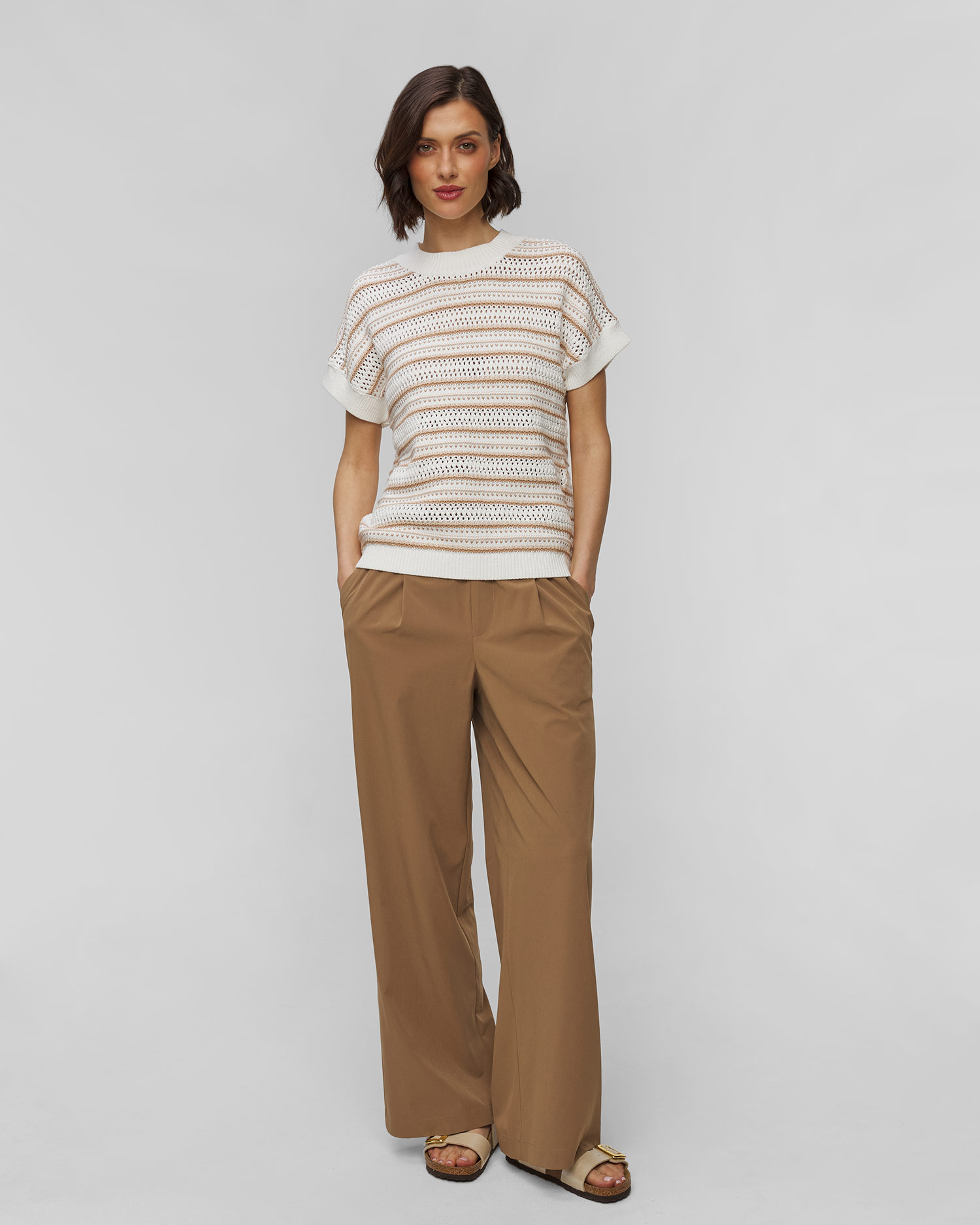 Pulover pentru femei Varley Ciara Stripe Knit Top