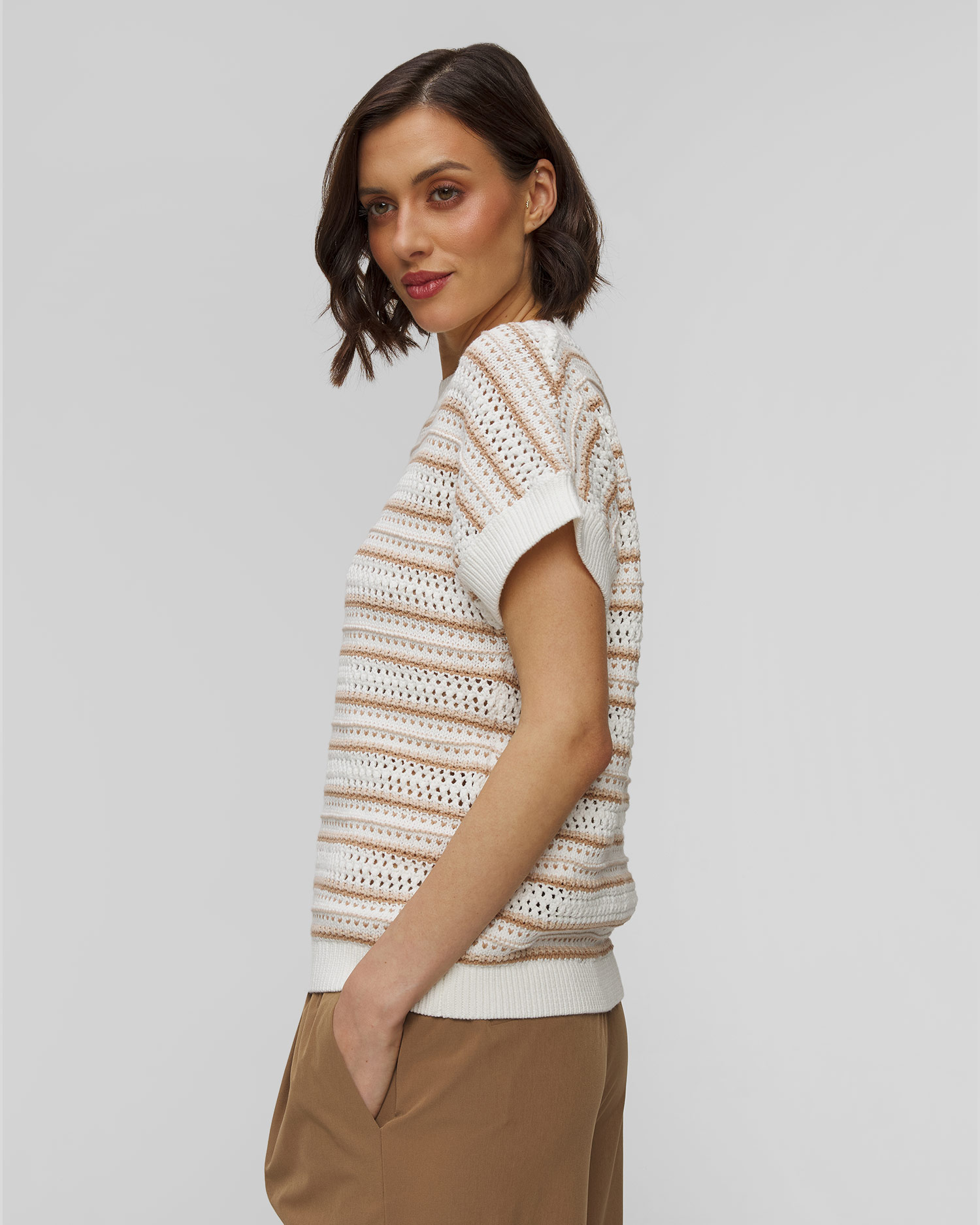 Pulover pentru femei Varley Ciara Stripe Knit Top