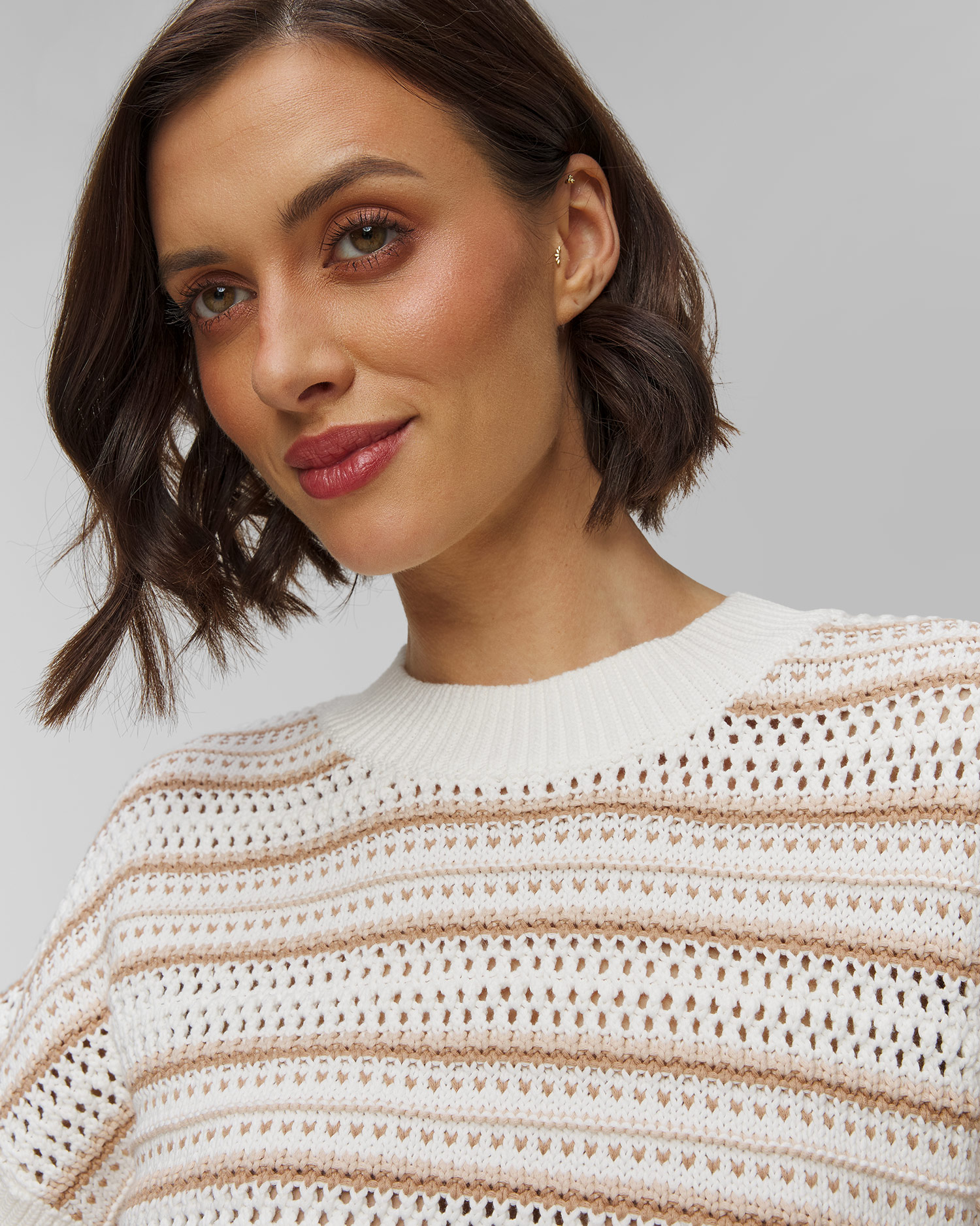 Pulover pentru femei Varley Ciara Stripe Knit Top