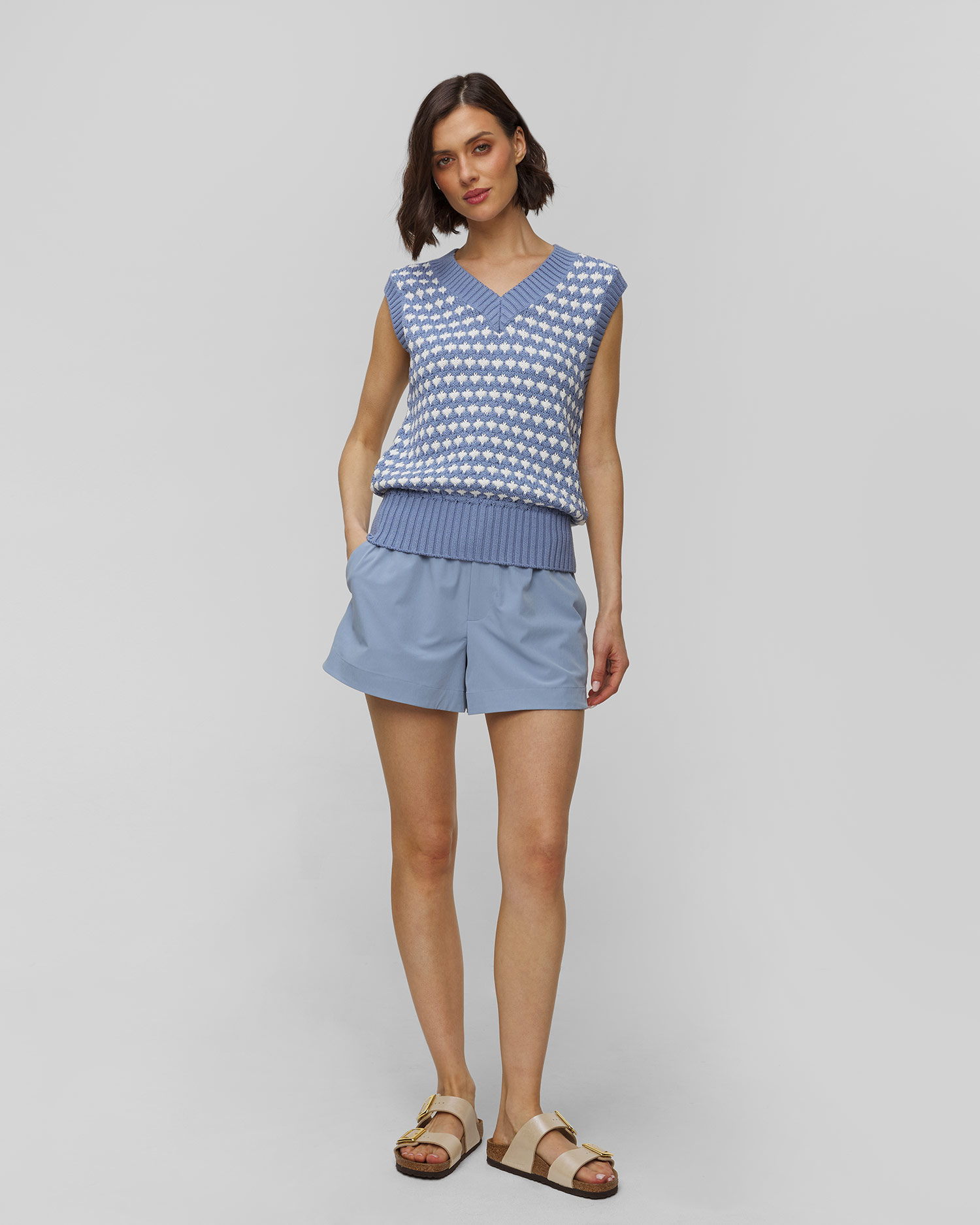 Kamizelka dzianinowa damska Varley Antonella Knit Vest