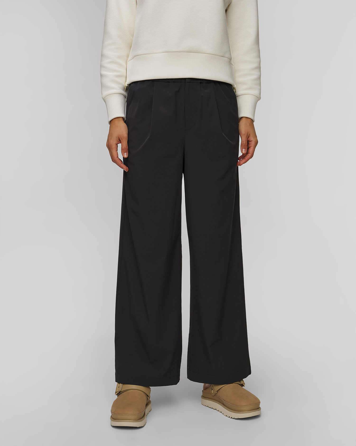 Black women's pants Varley Kayson Wide Leg 29.5