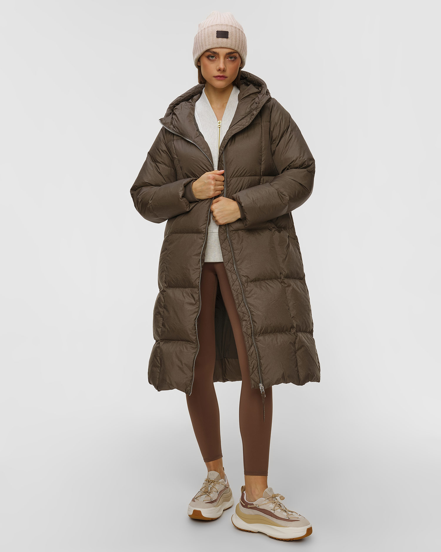 Płaszcz puchowy damski Varley Katya Long Down Puffer