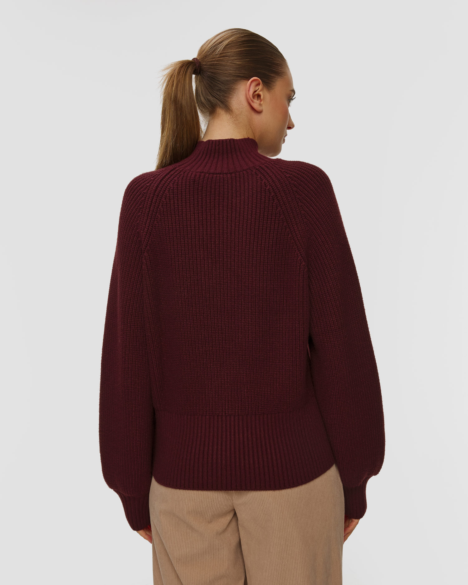Dámsky sveter Varley Martina High Neck Rib Knit