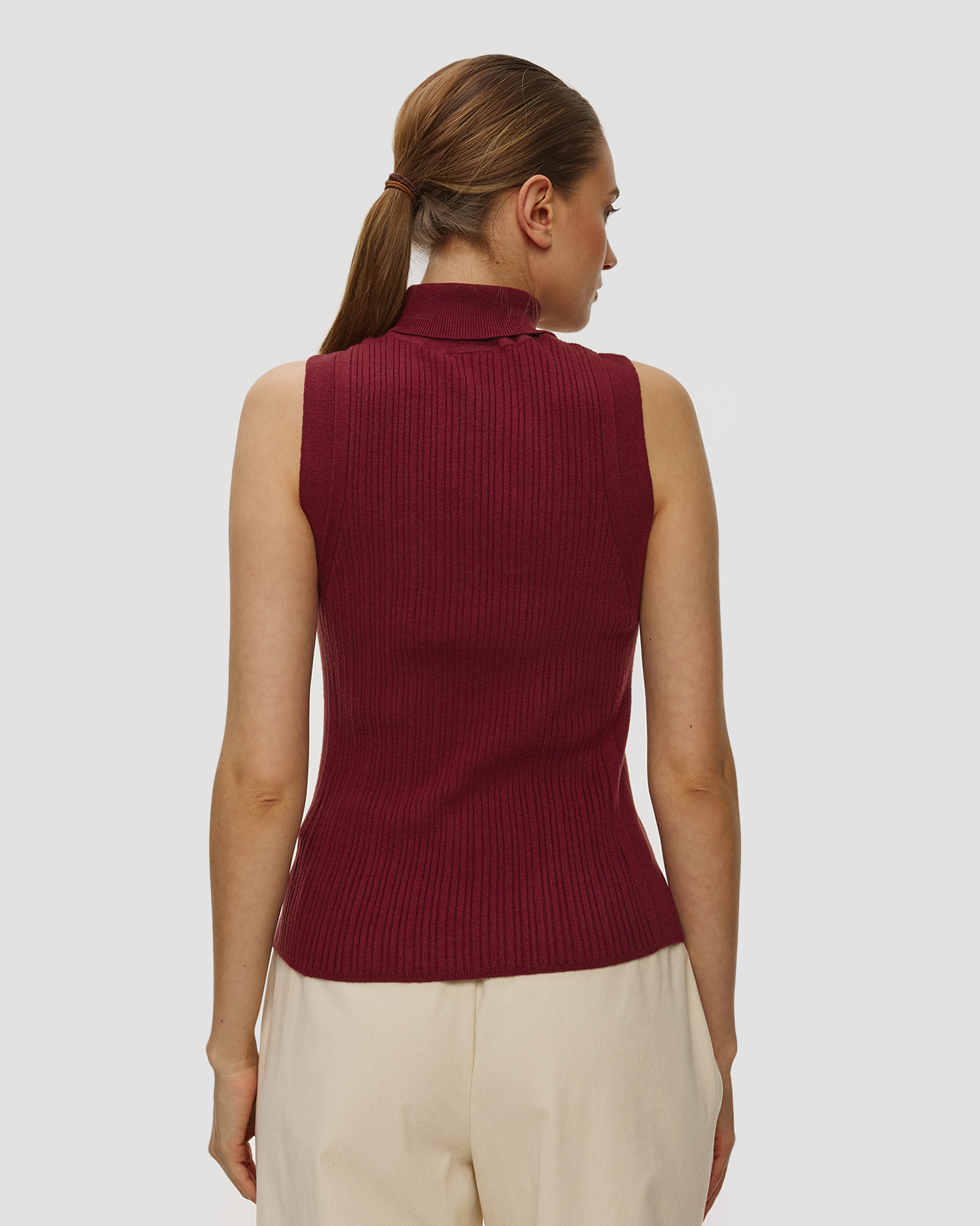 Dámsky sveter bez rukávov Varley Anastasia Rib Knit Tank