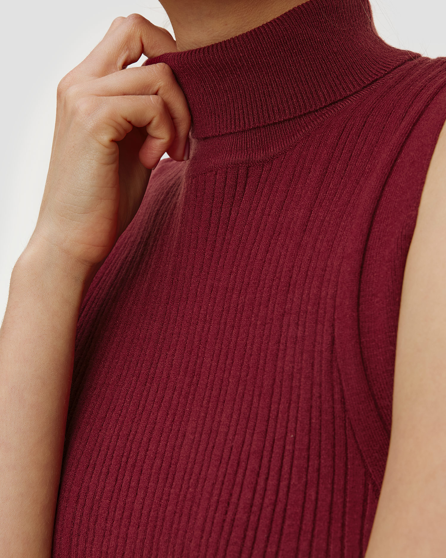 Dámsky sveter bez rukávov Varley Anastasia Rib Knit Tank