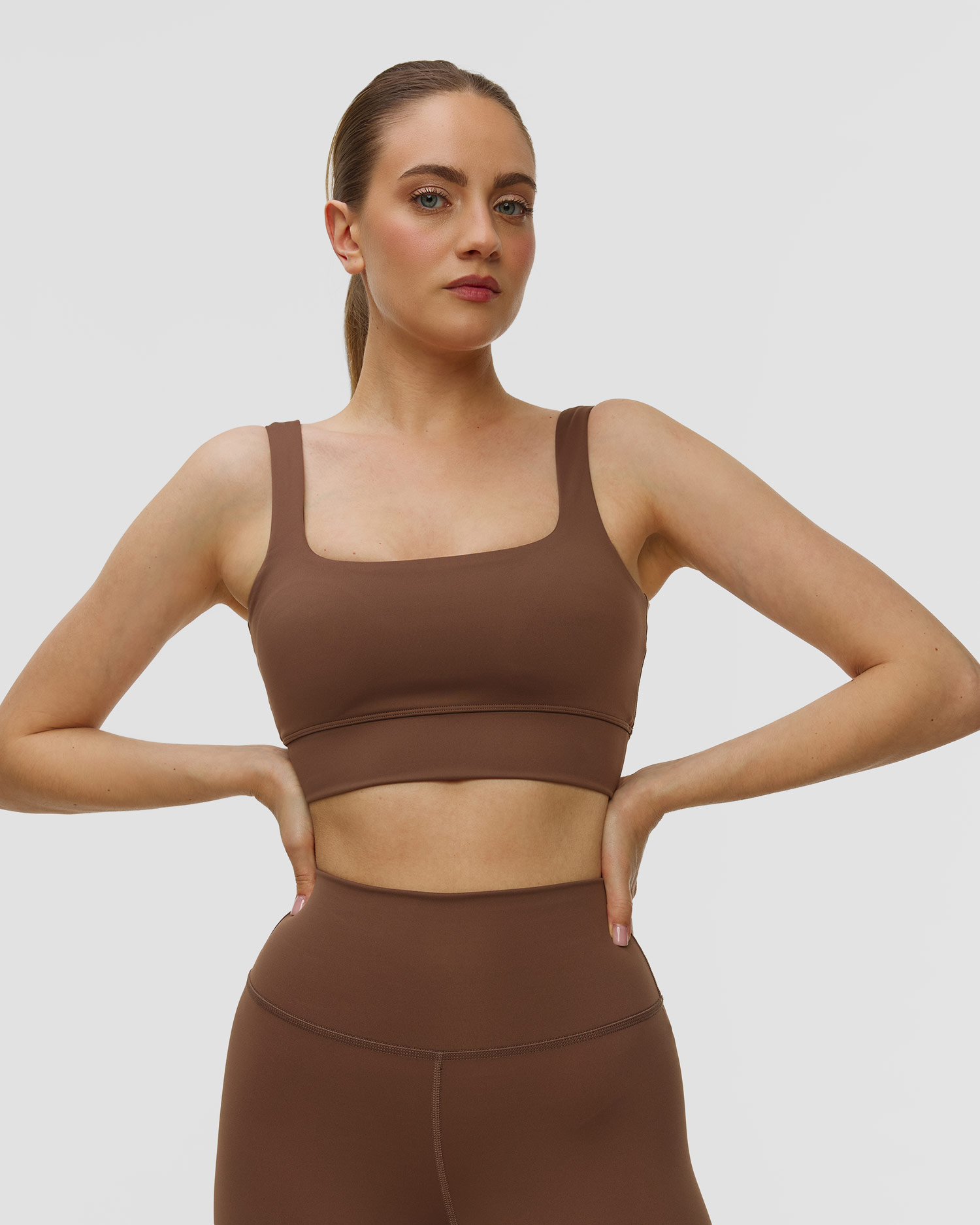 Dámský hnědý sportovní top Varley Assure Cori Bra