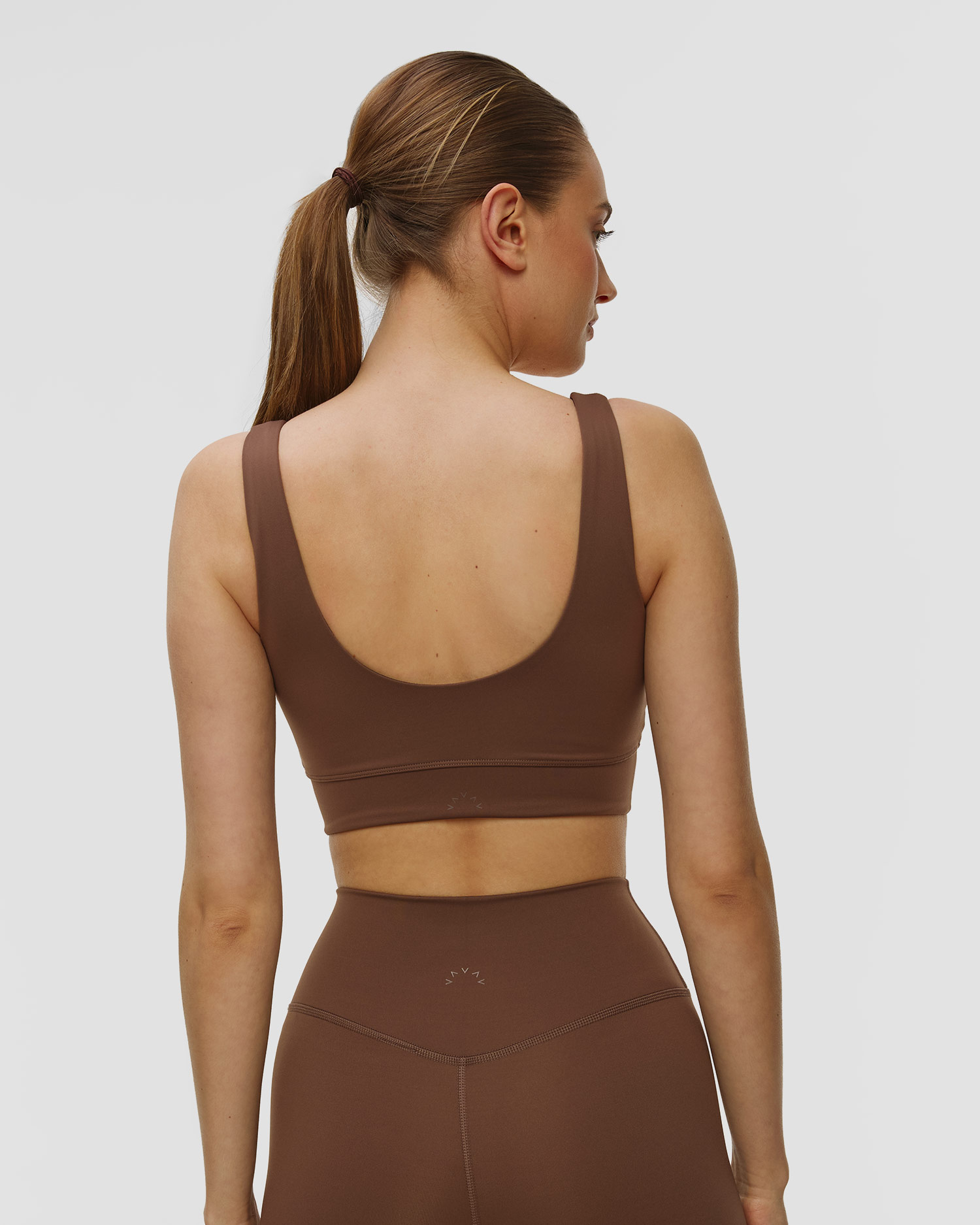 Dámský hnědý sportovní top Varley Assure Cori Bra