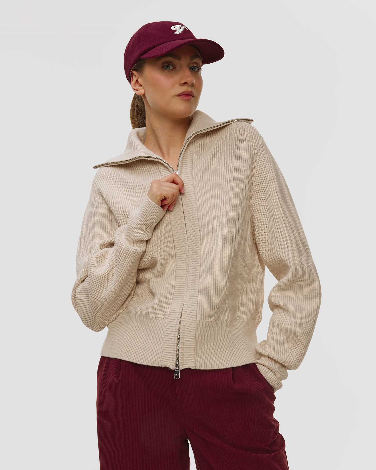 Dámska pletená bunda Varley Enrico Knit Jacket