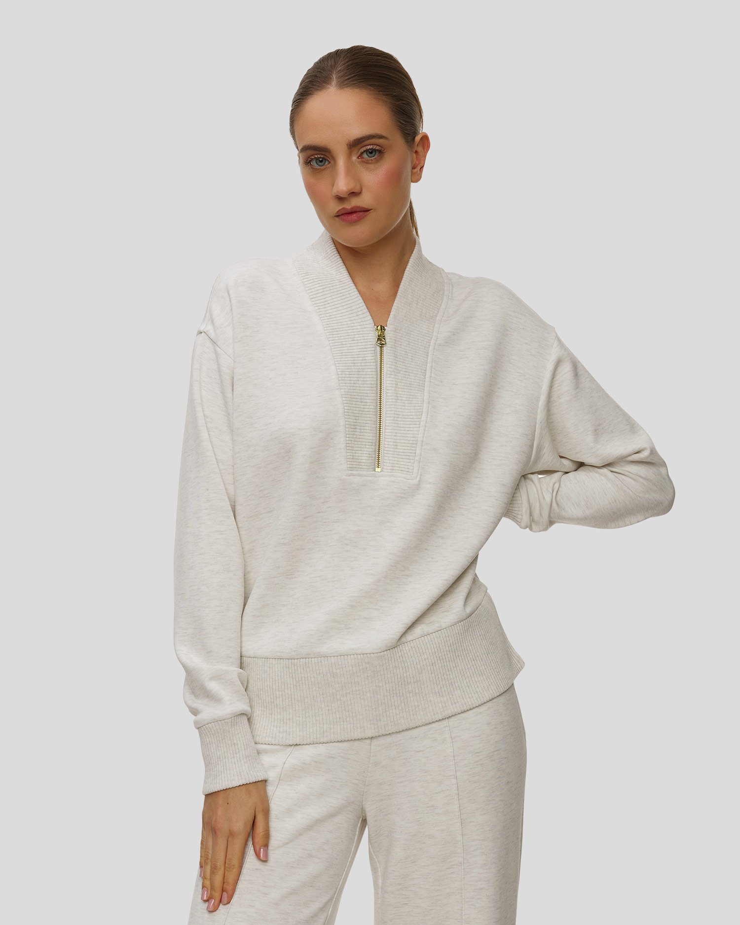 Bluză pentru femei Varley Sally Half Zip Sweat
