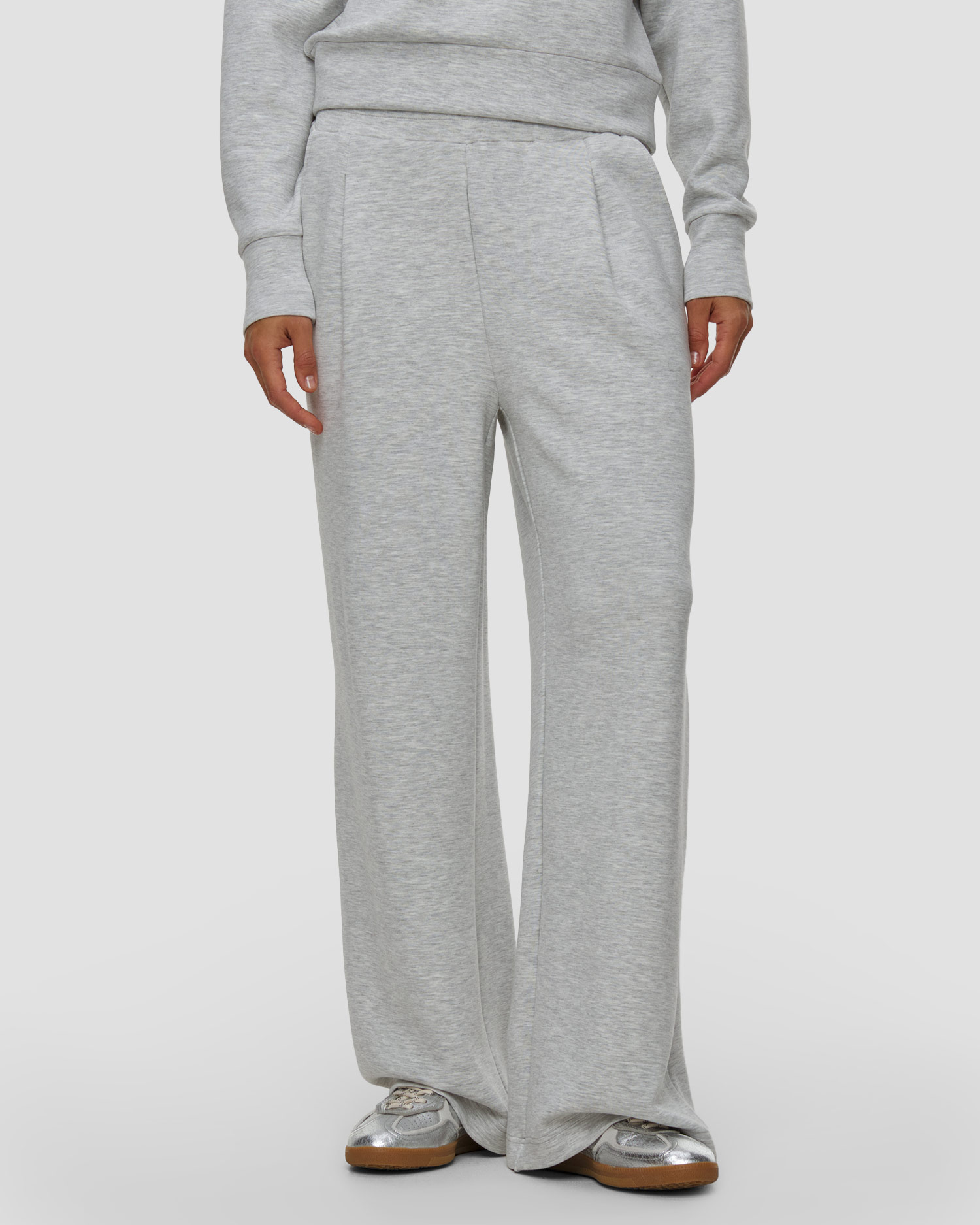 Varley The Extra Wide Leg Pant 29.5 Weite Damenhose, Farbe/Muster: Szary