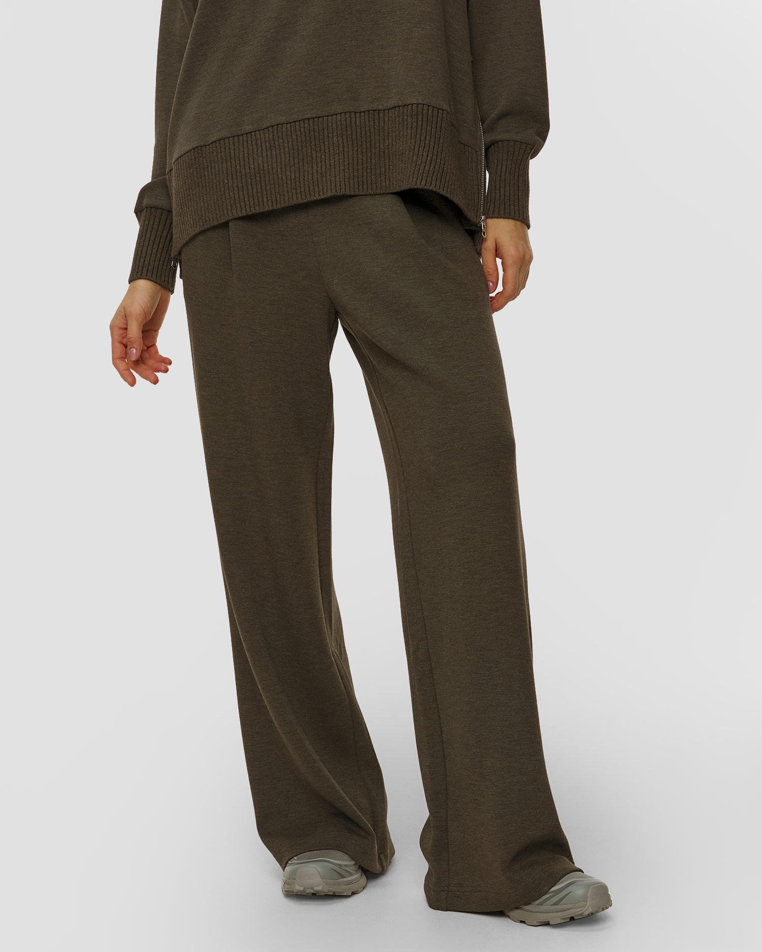 Dámské kalhoty z viskózy Varley The Extra Wide Leg Pant 29.5