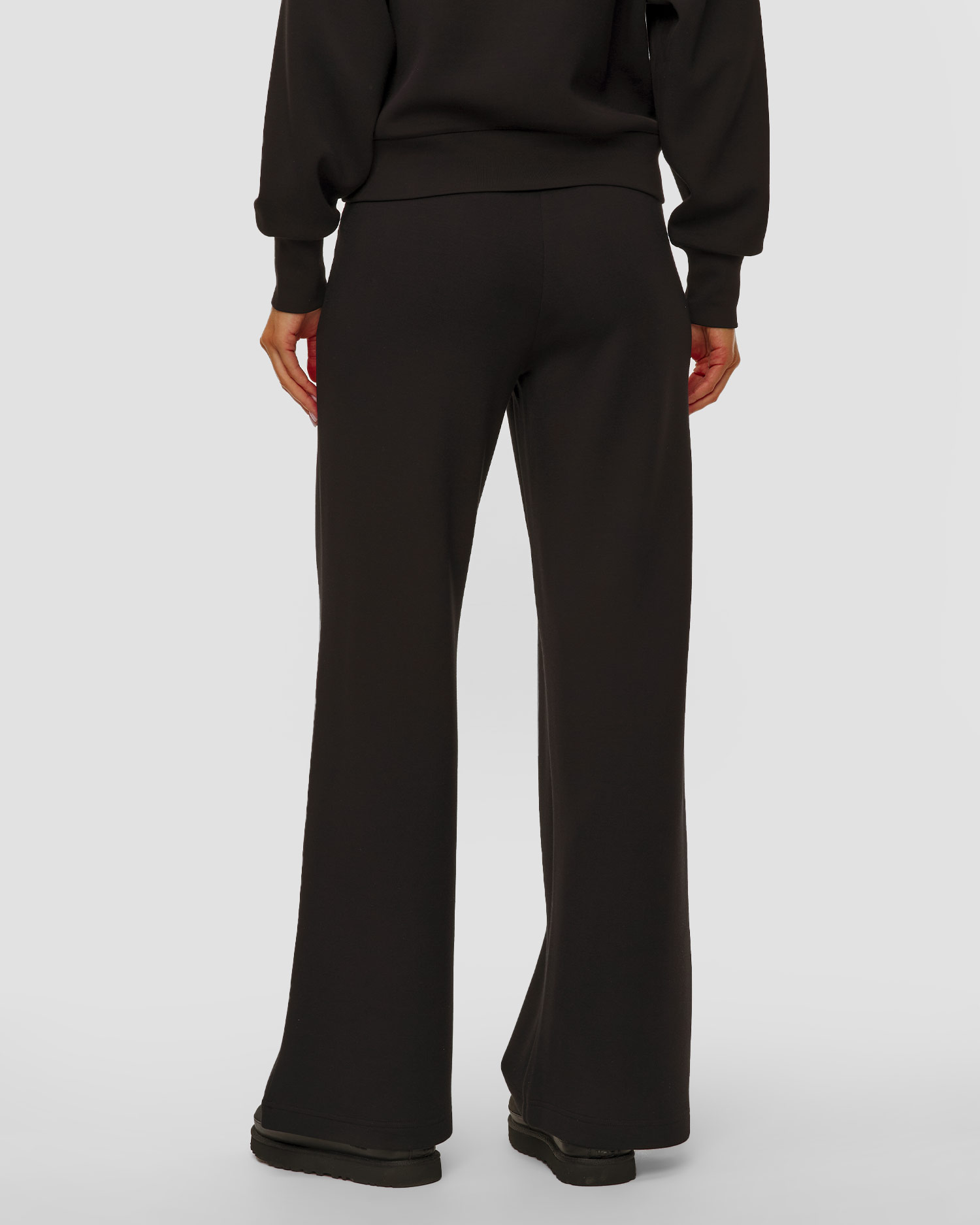 Černé dámské kalhoty z viskózy Varley The Extra Wide Leg Pant 32