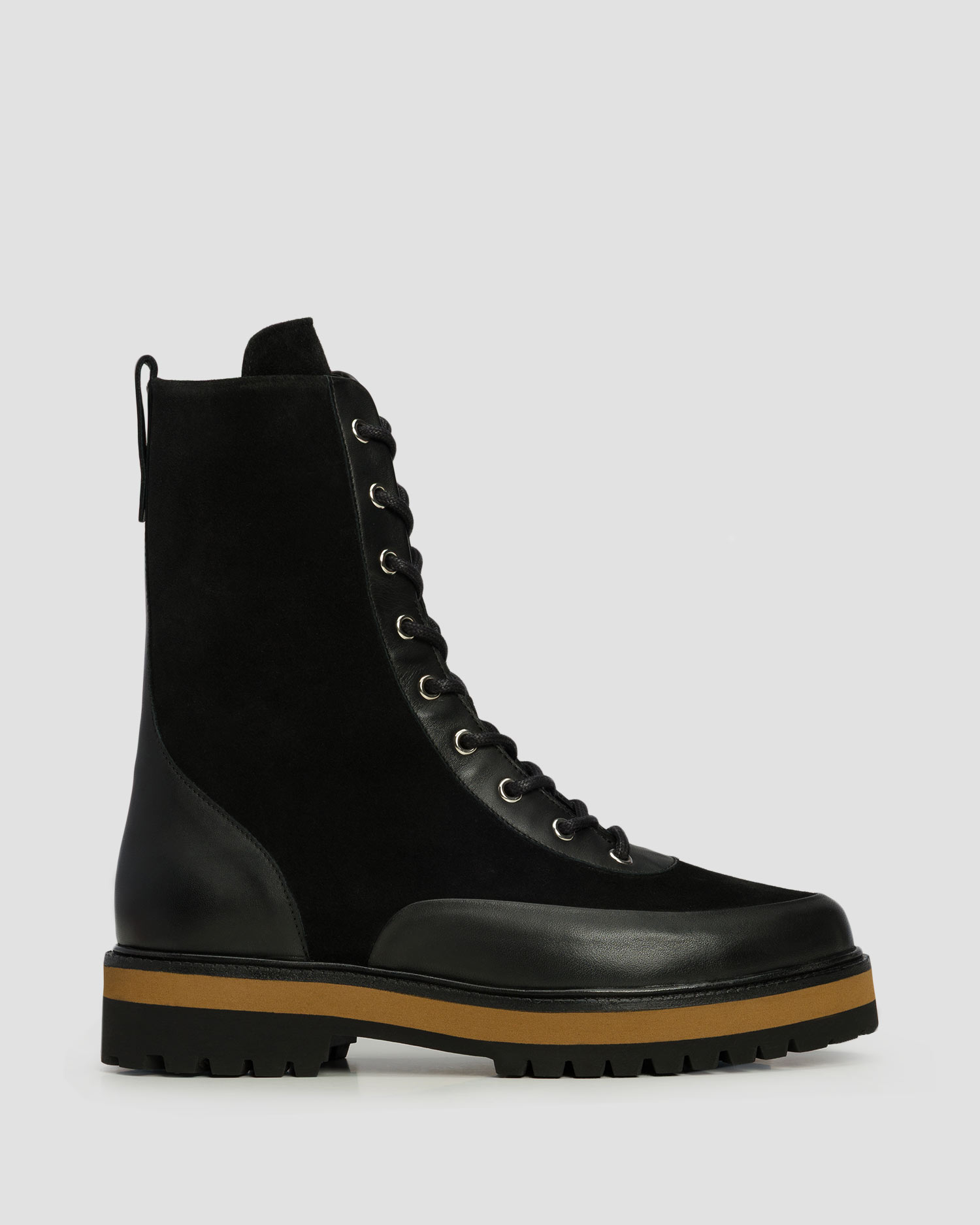 Scarpe in pelle da donna Varley Calsen Lug Sole Boot