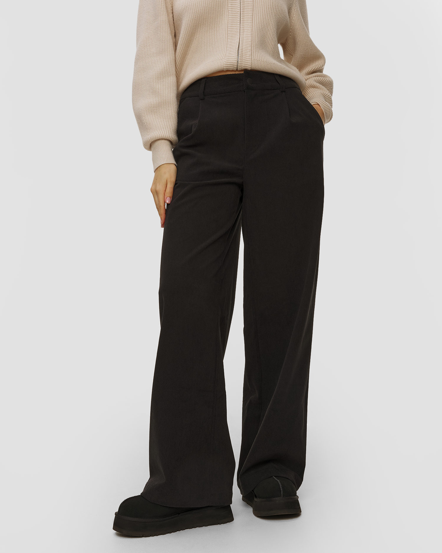 Pantalon pour femmes Varley Floris Wide Leg 32, Couleur: Czarny