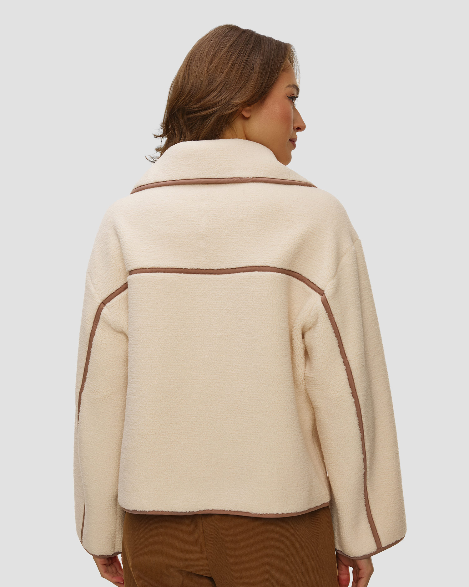 Kurtka damska Varley Romane Boxy Sherpa Jacket