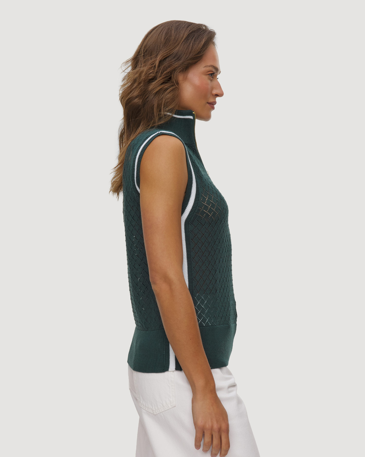 Gilet in maglia da donna Varley Stefan Half Zip Vest