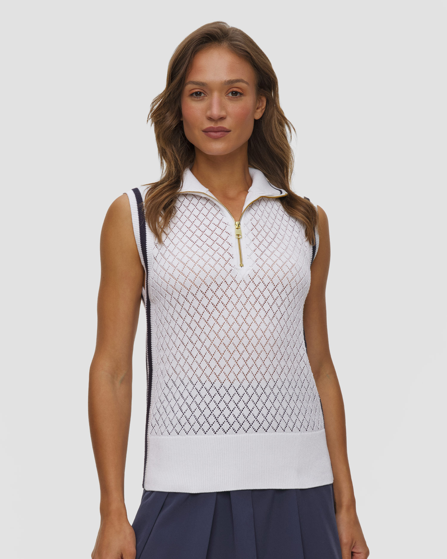 Gilet in maglia da donna Varley Stefan Half Zip Vest