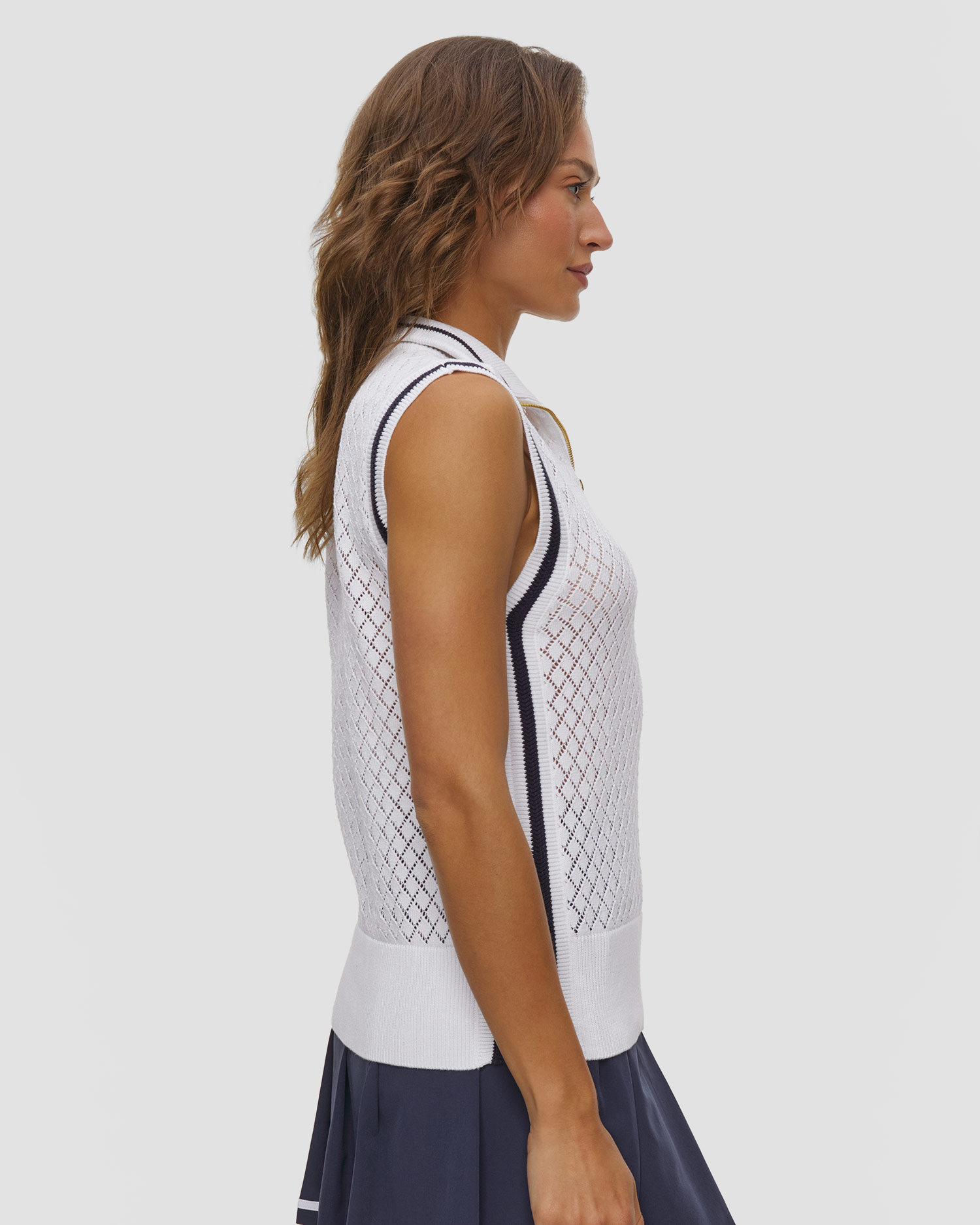 Gilet in maglia da donna Varley Stefan Half Zip Vest