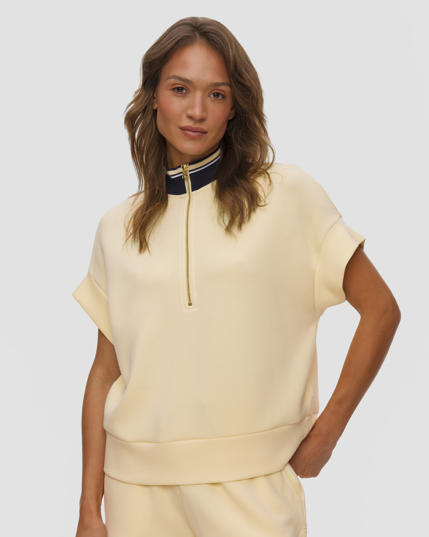 Dámska mikina Varley Ritchie Short Sleeve Sweat 2.0
