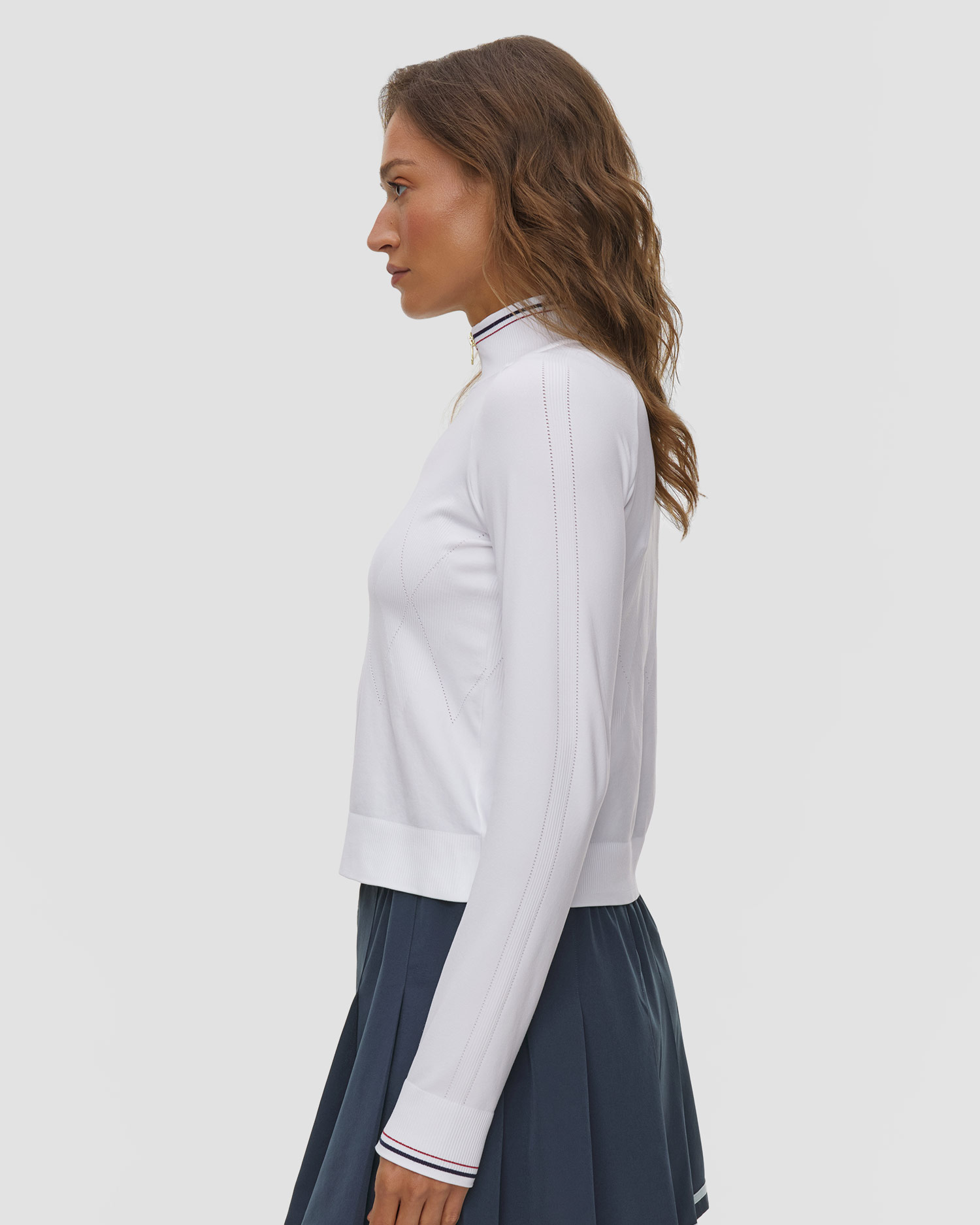 Felpa donna Varley Len Seamless Zip Through
