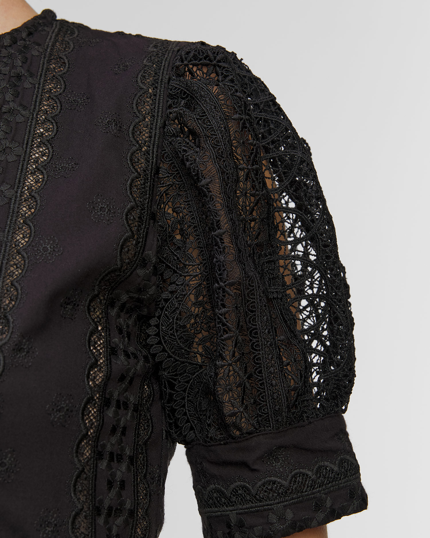 Rochie neagră pentru femei Waimari Juliette Maxi