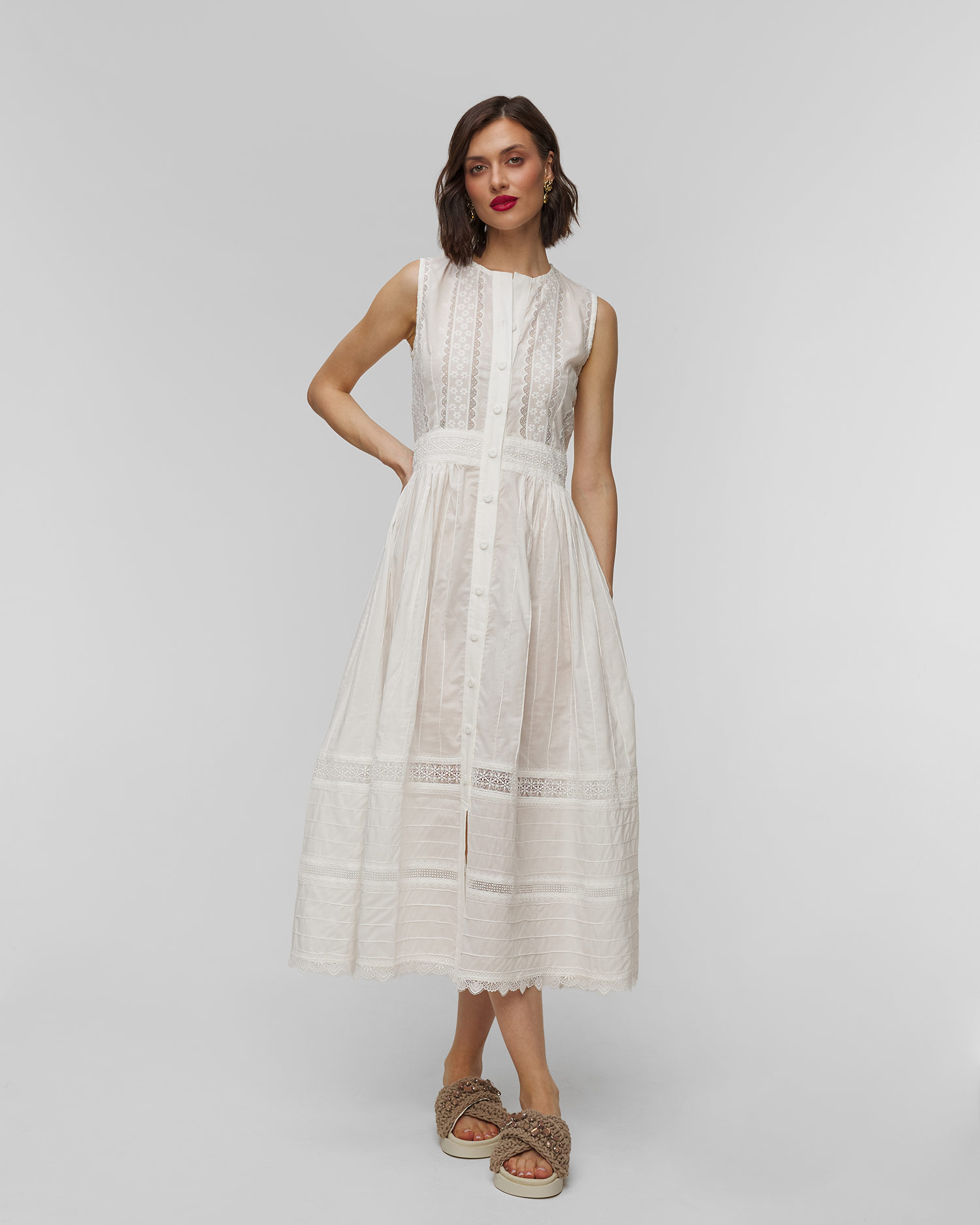 Waimari Solaire Damenkleid in Weiß