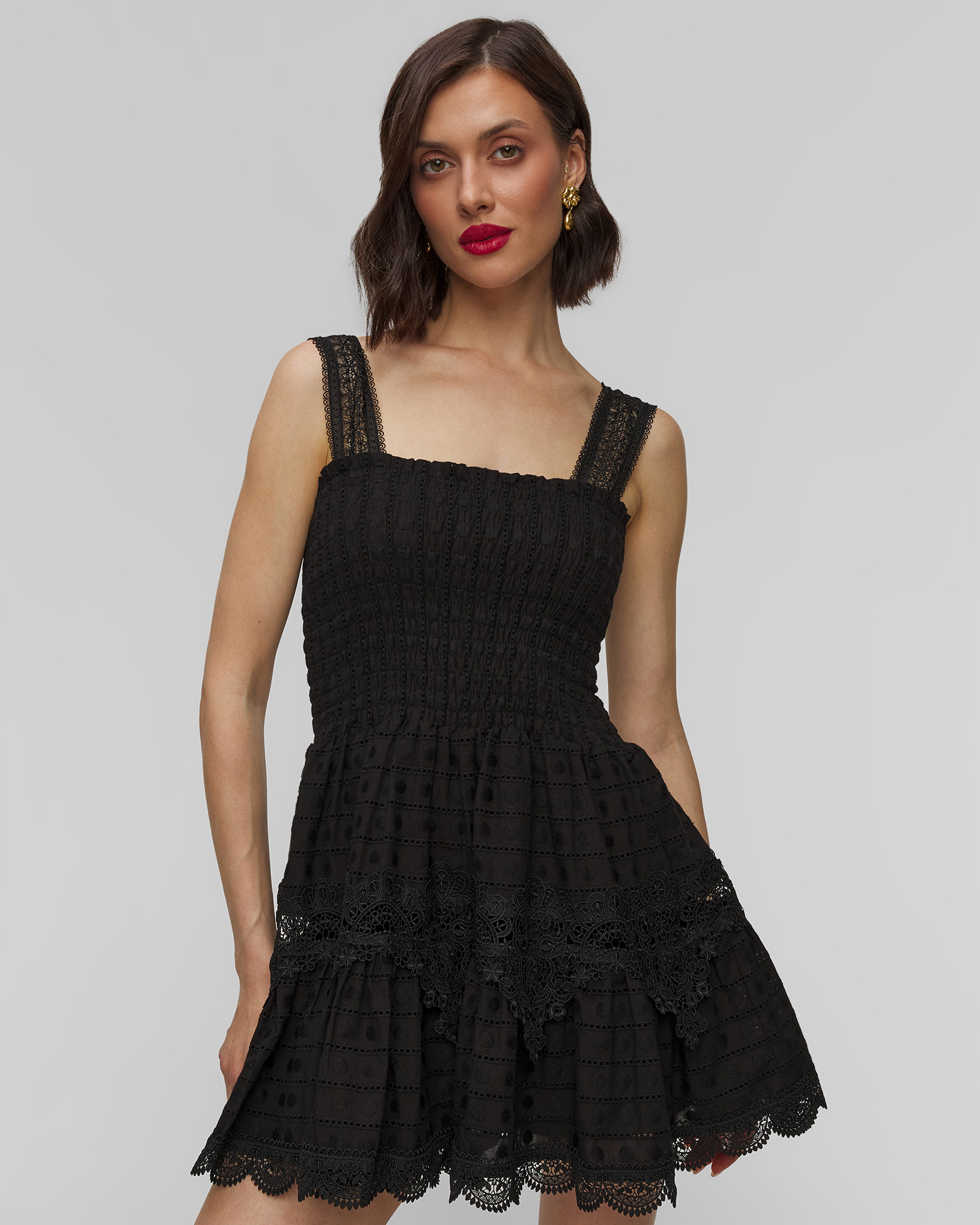 Women's black dress Waimari Leah