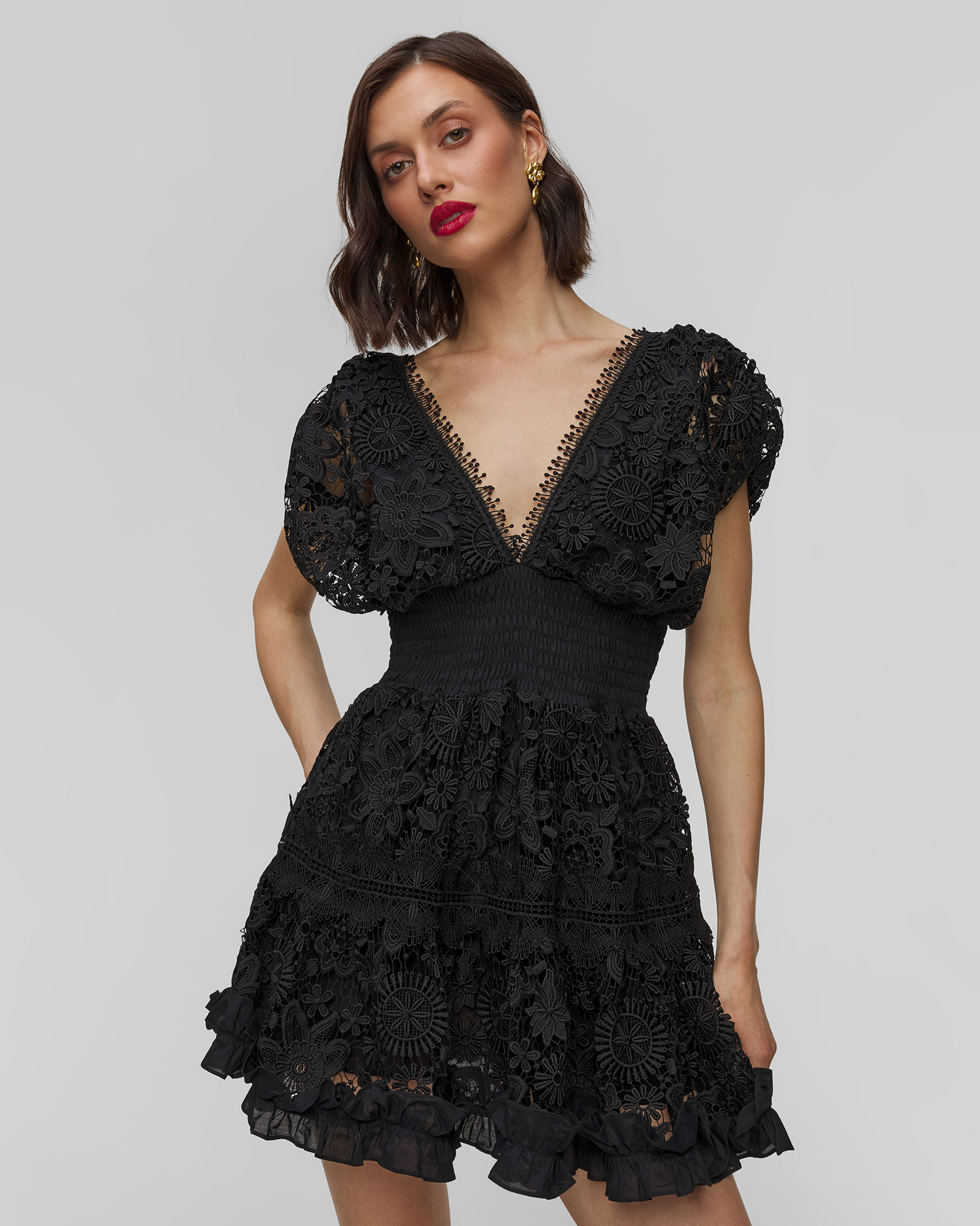 Robe noire pour femmes Waimari Morana Mini