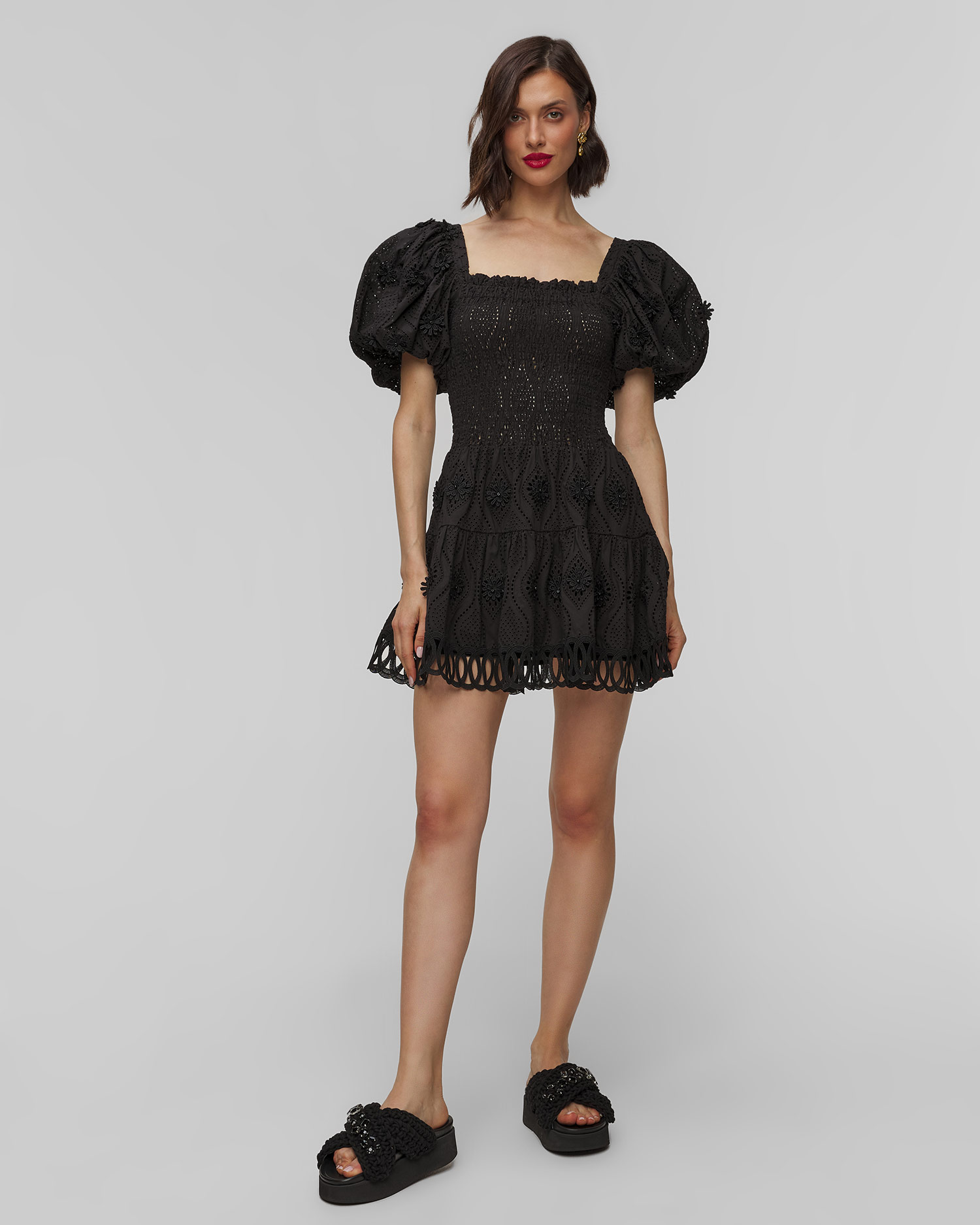 Robe noire pour femmes Waimari Eleonora Mini