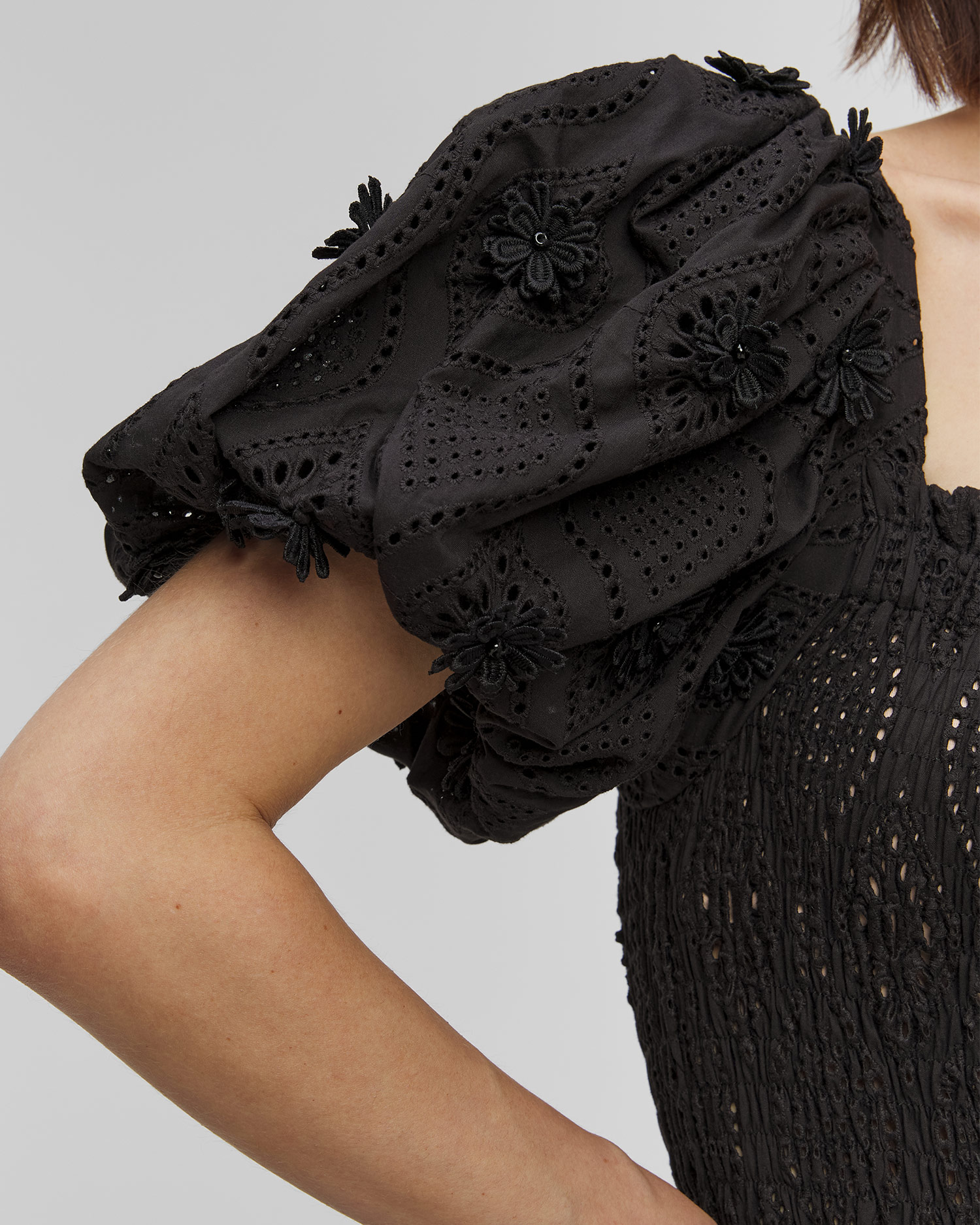 Rochie neagră pentru femei Waimari Eleonora Mini