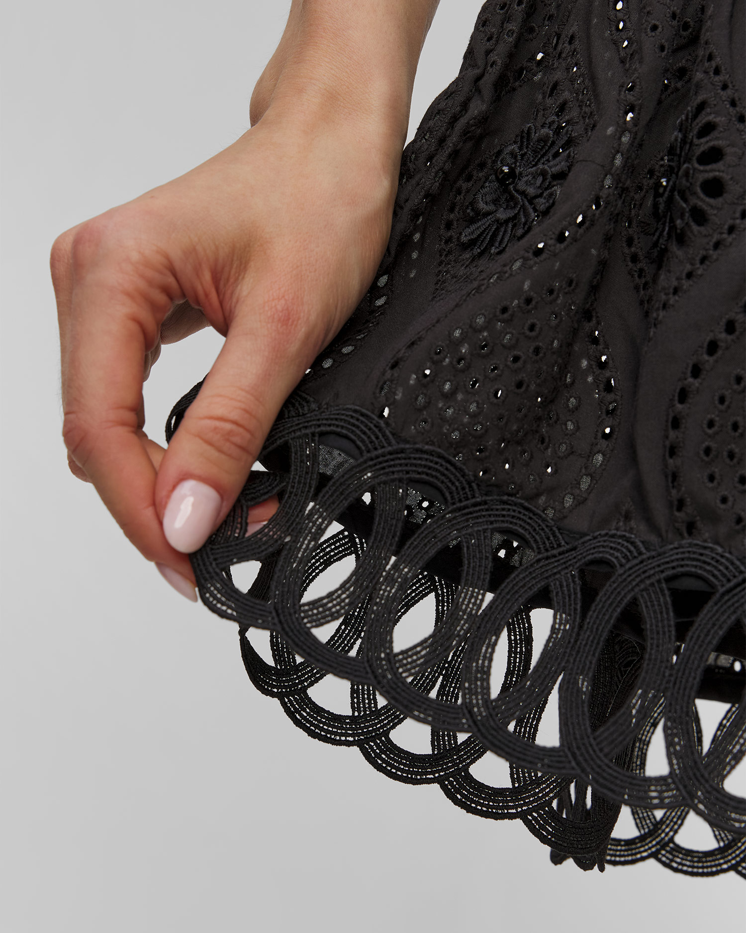 Rochie neagră pentru femei Waimari Eleonora Mini