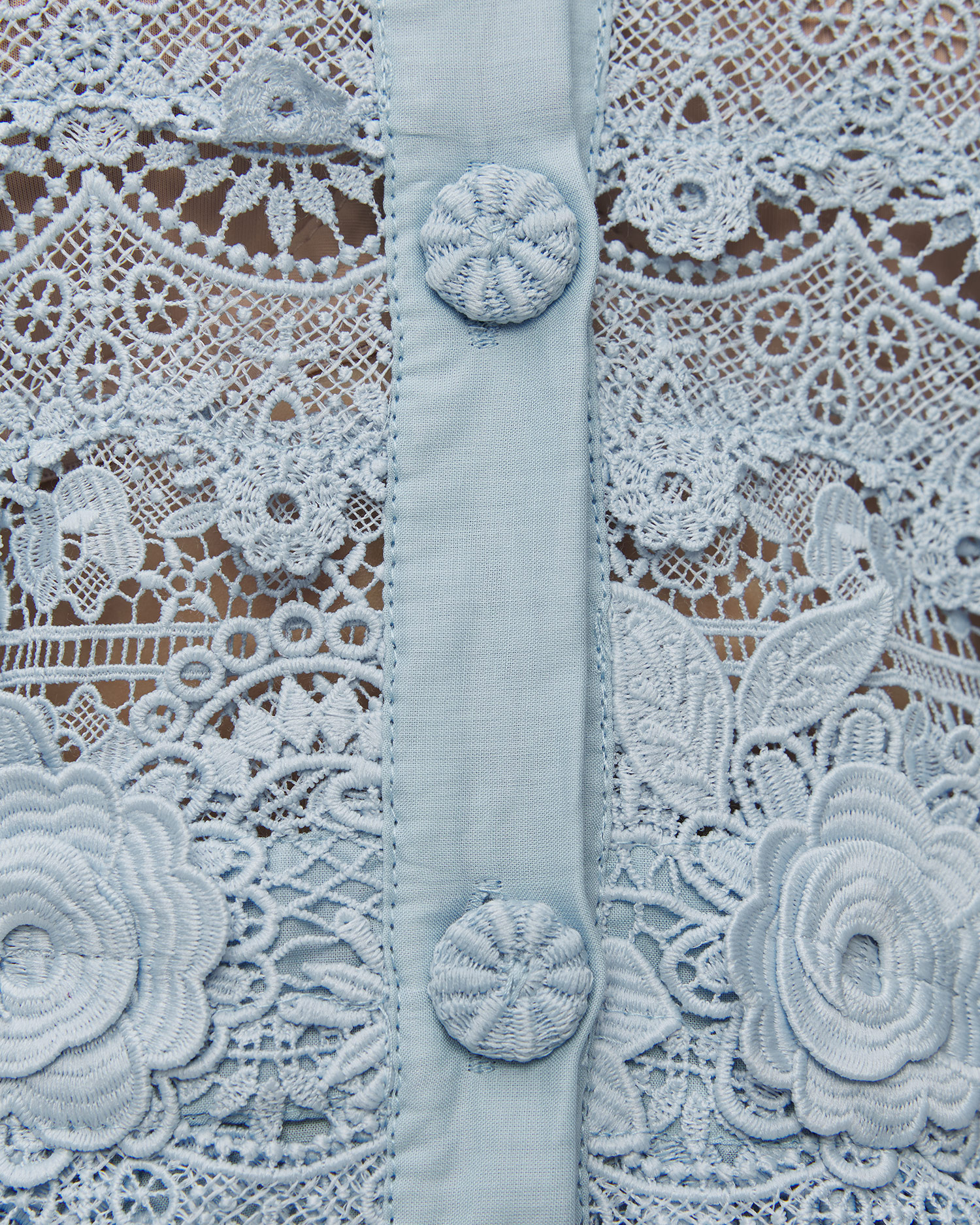 Rochie albastră pentru femei Waimari Hibiscus Midi