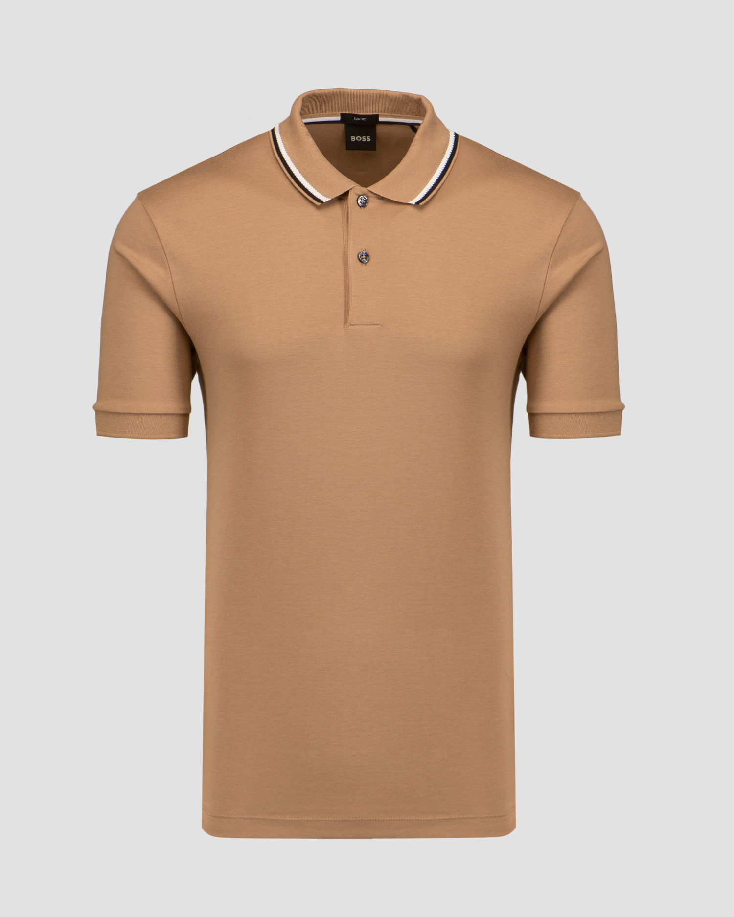 Béžová pánská polokošile Hugo Boss Penrose