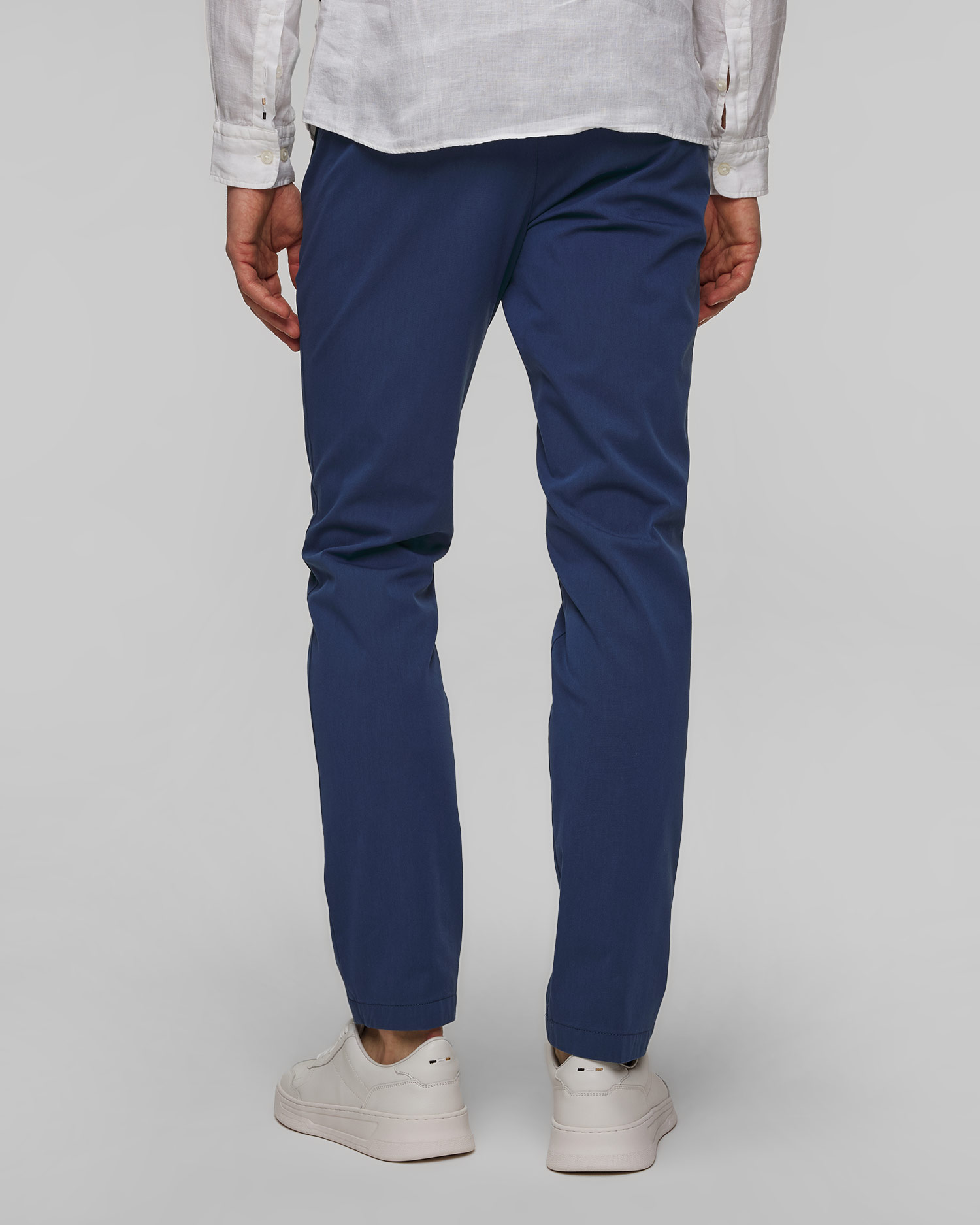 Pantaloni albaștri pentru bărbați Hugo Boss Kaito1