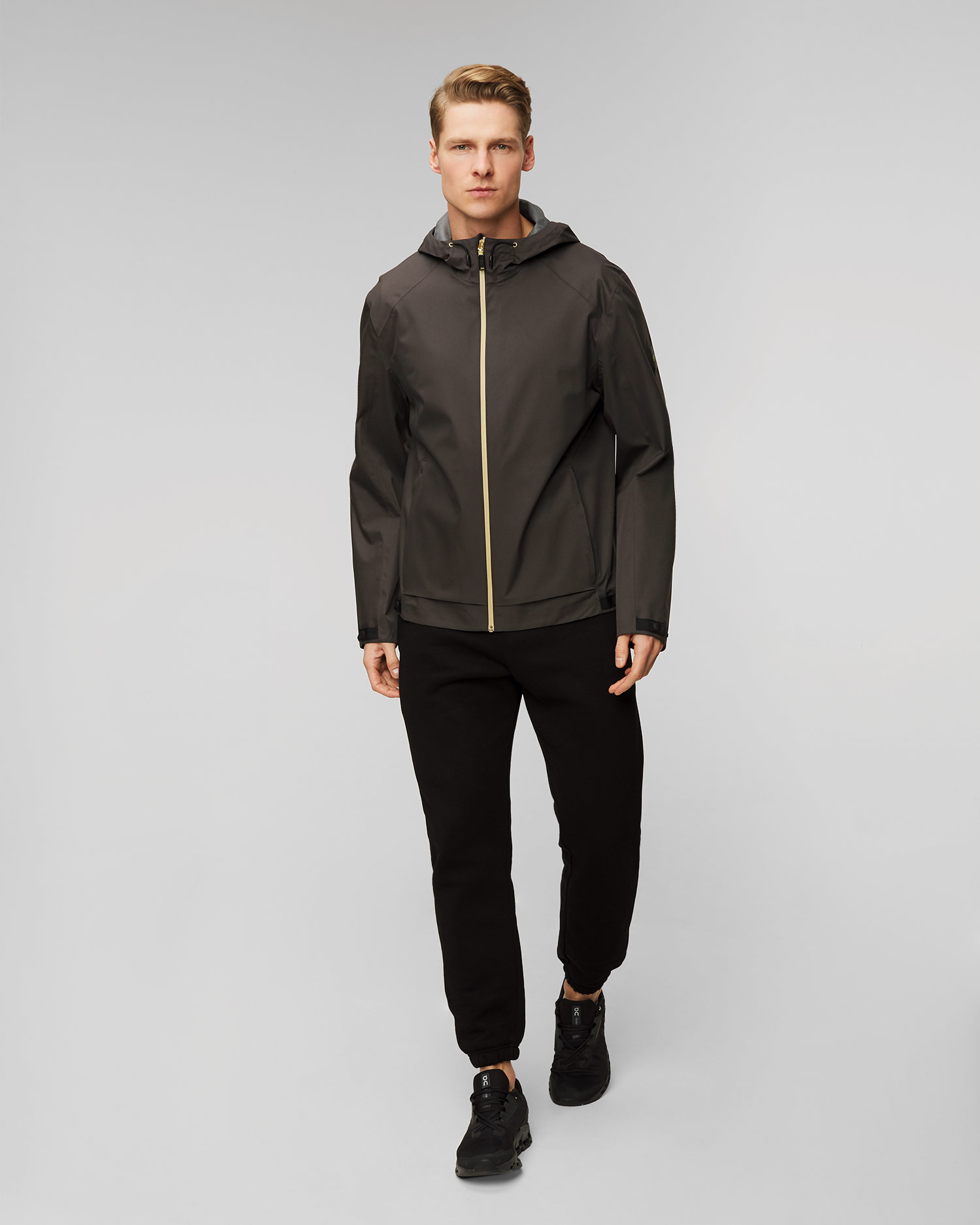 Pánska šedá bunda s hydrofóbnou úpravou Hugo Boss J Miles