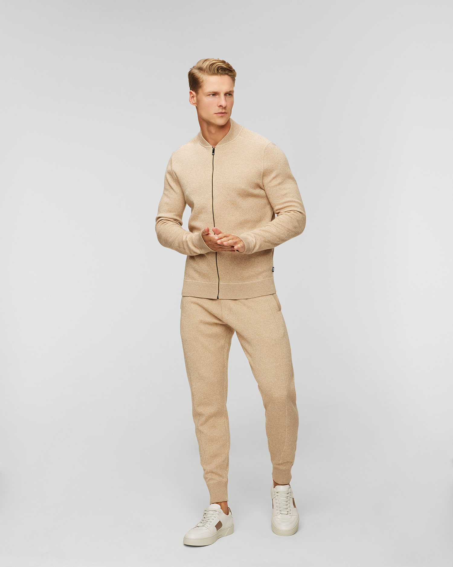 Pletený sveter s vlnou Hugo Boss Onorato