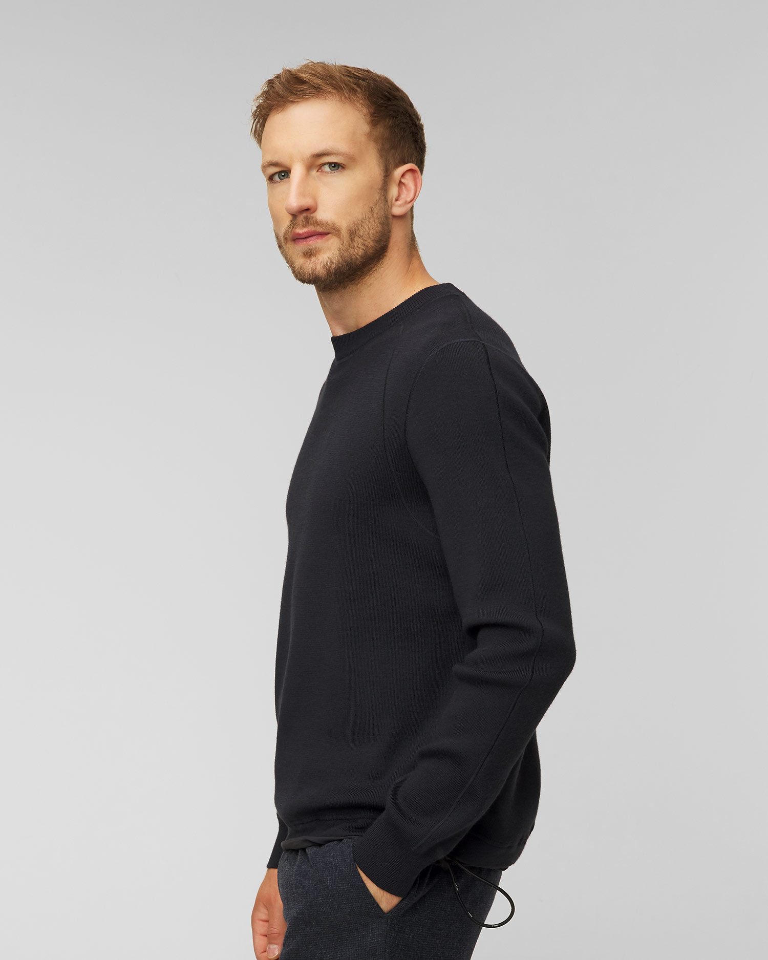 Maglione in lana da uomo Hugo Boss P-Ostello