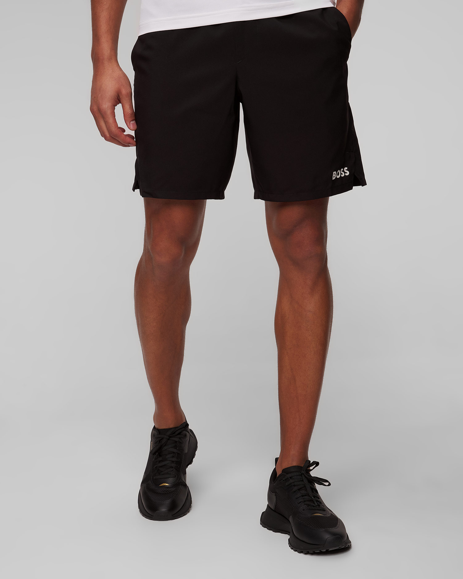 Czarne szorty męskie Hugo Boss S_Set