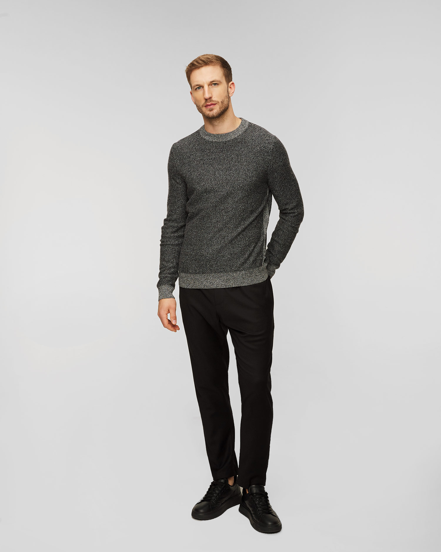 Pánsky vlnený sveter Hugo Boss Marameo