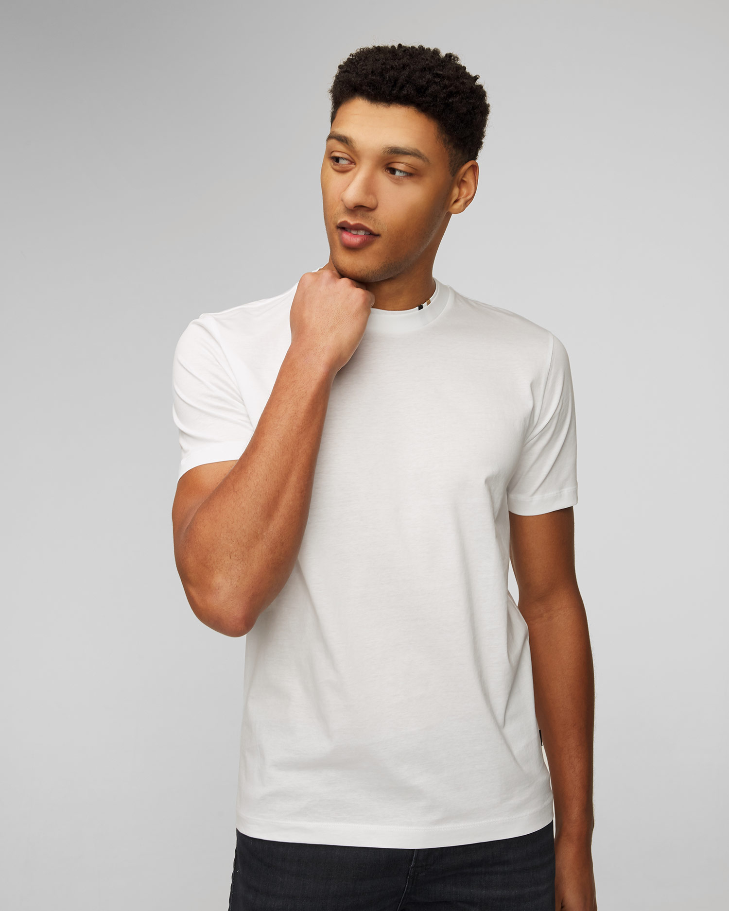 Tricou pentru bărbați Hugo Boss Tiburt - alb