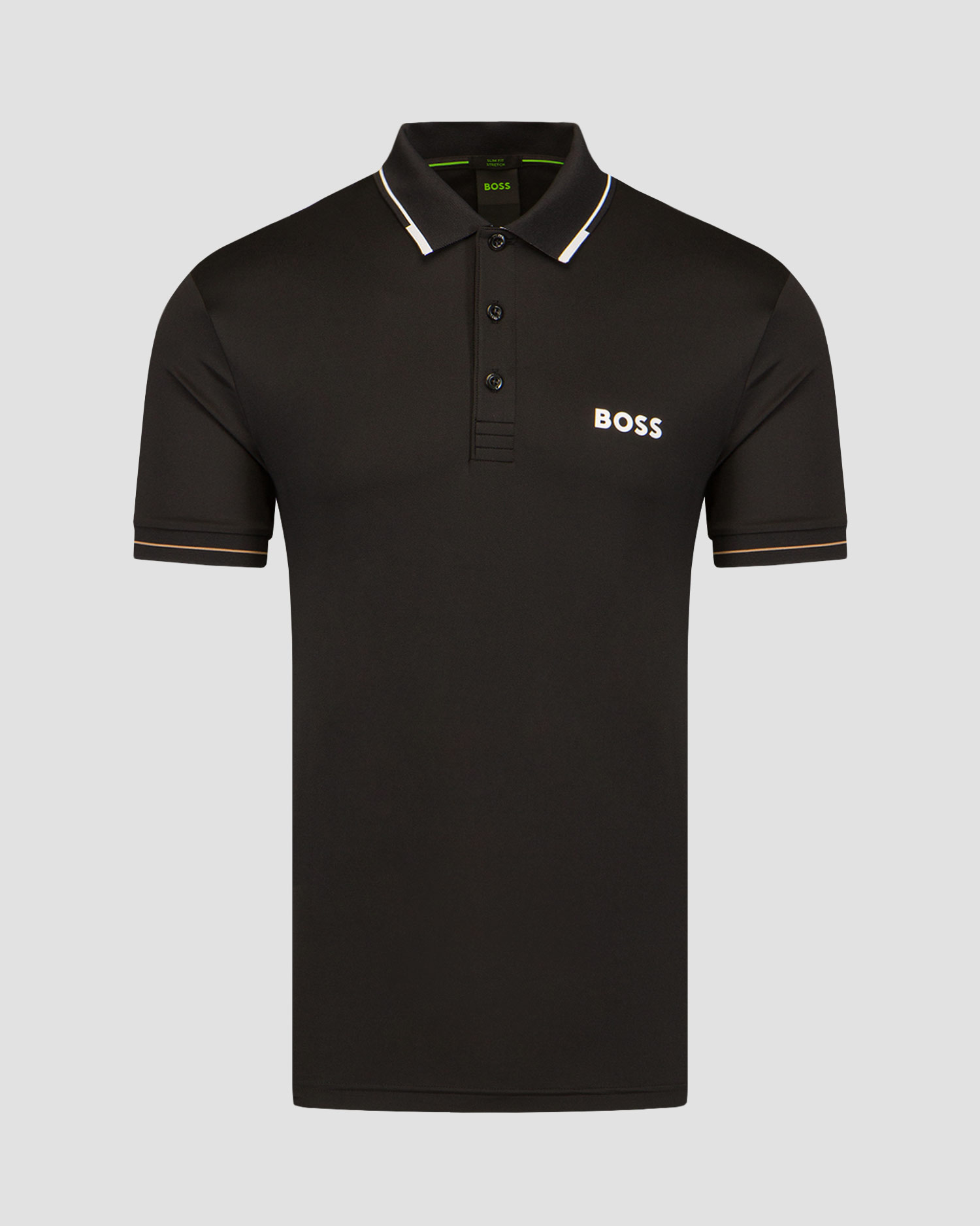 Černá pánská polokošile Hugo Boss Paul Pro