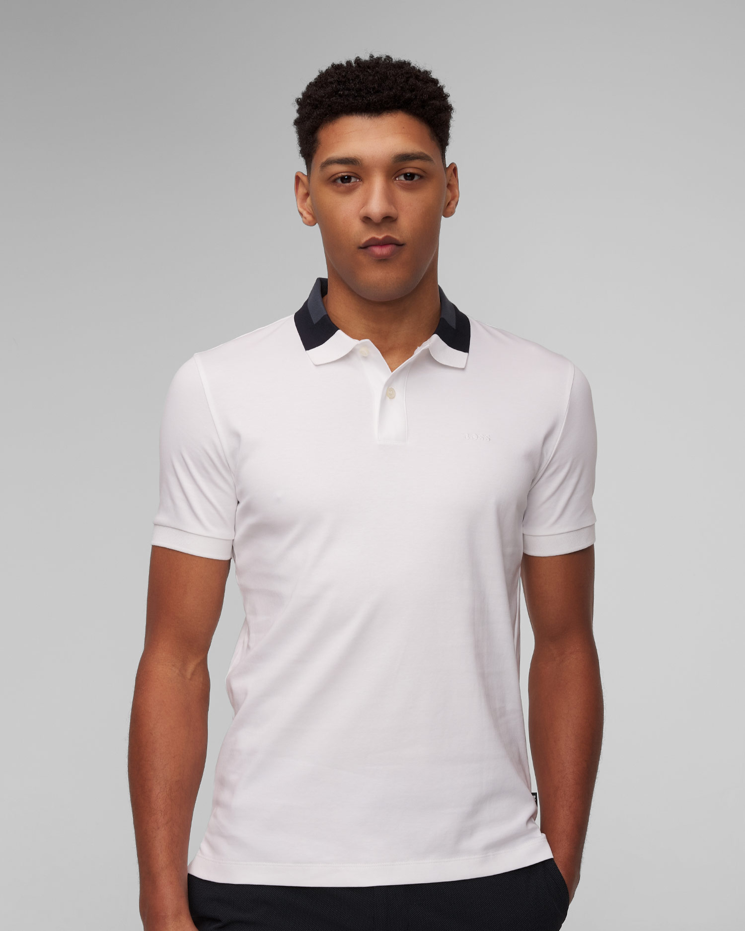 Men’s white polo Hugo Boss Phillipson