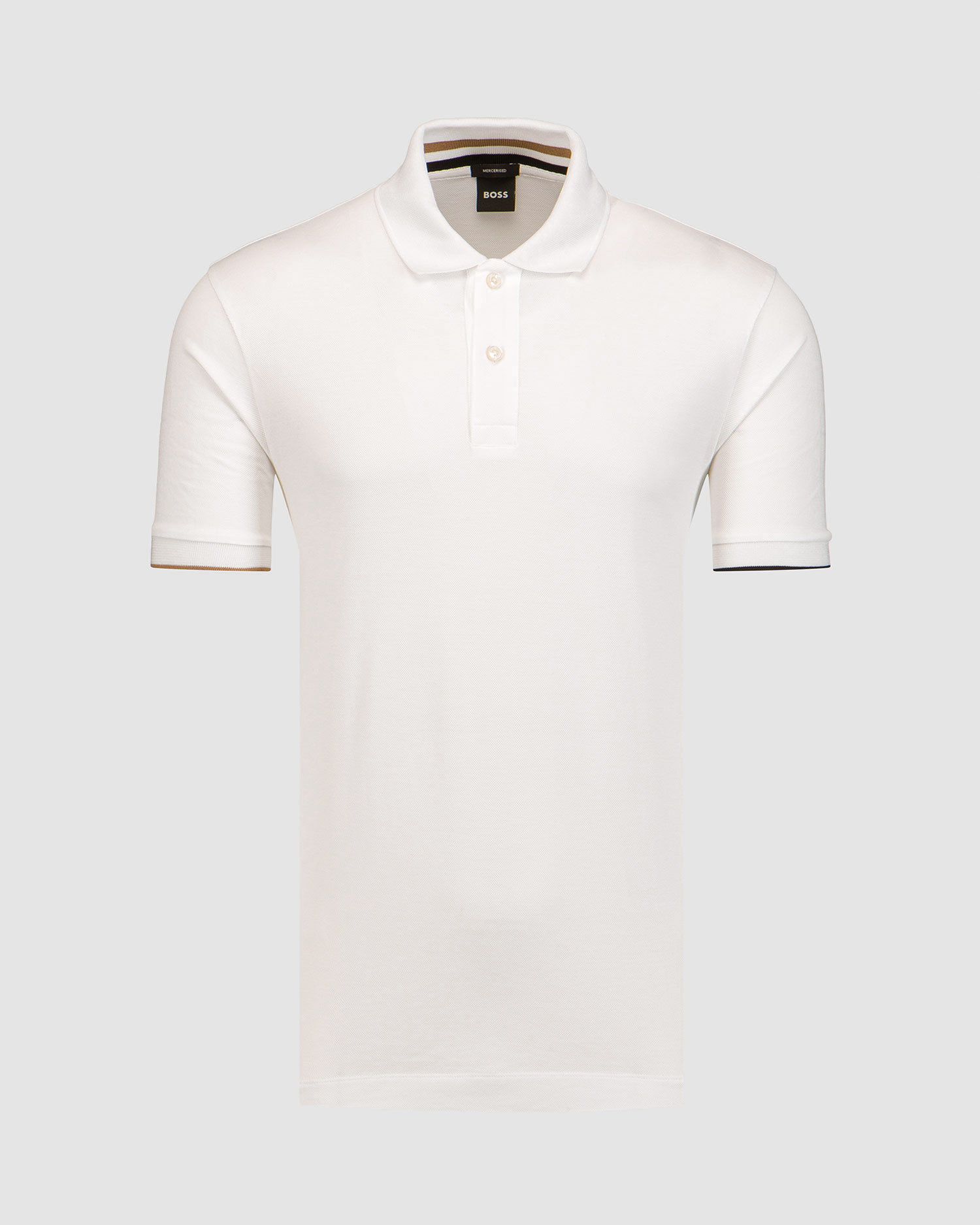 Bílá pánská polokošile Hugo Boss Parlay