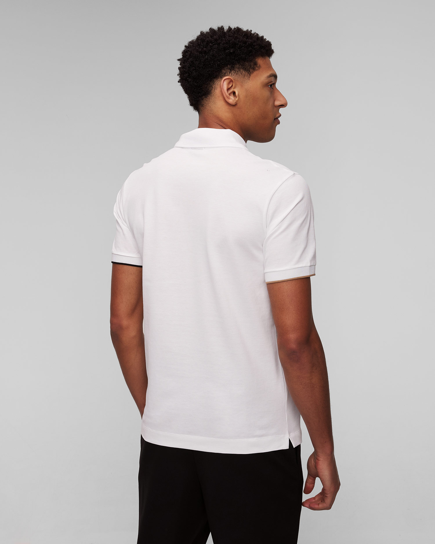 Polo blanc pour hommes Hugo Boss Parlay 